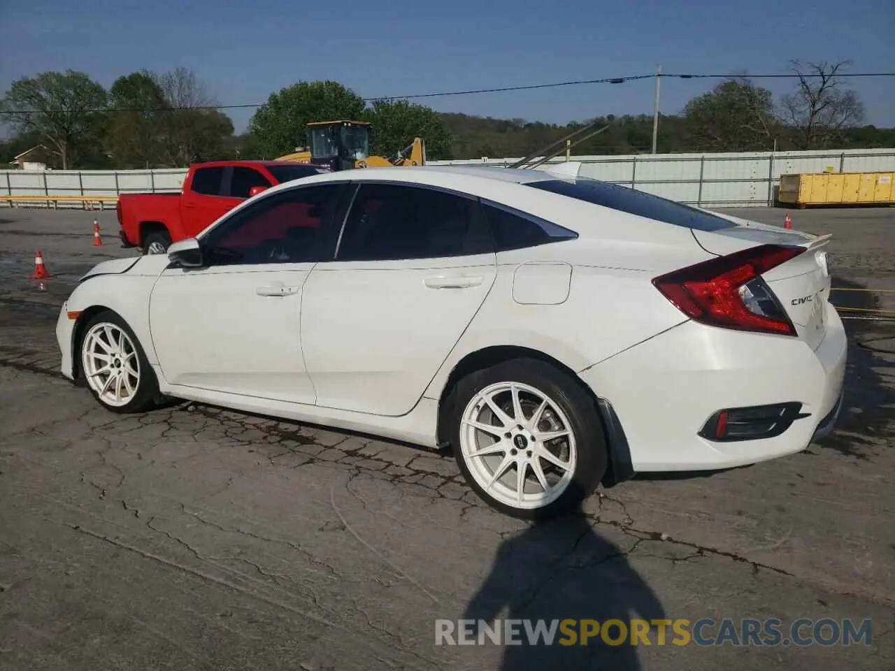 2 Photograph of a damaged car 19XFC1F3XLE022107 HONDA CIVIC 2020