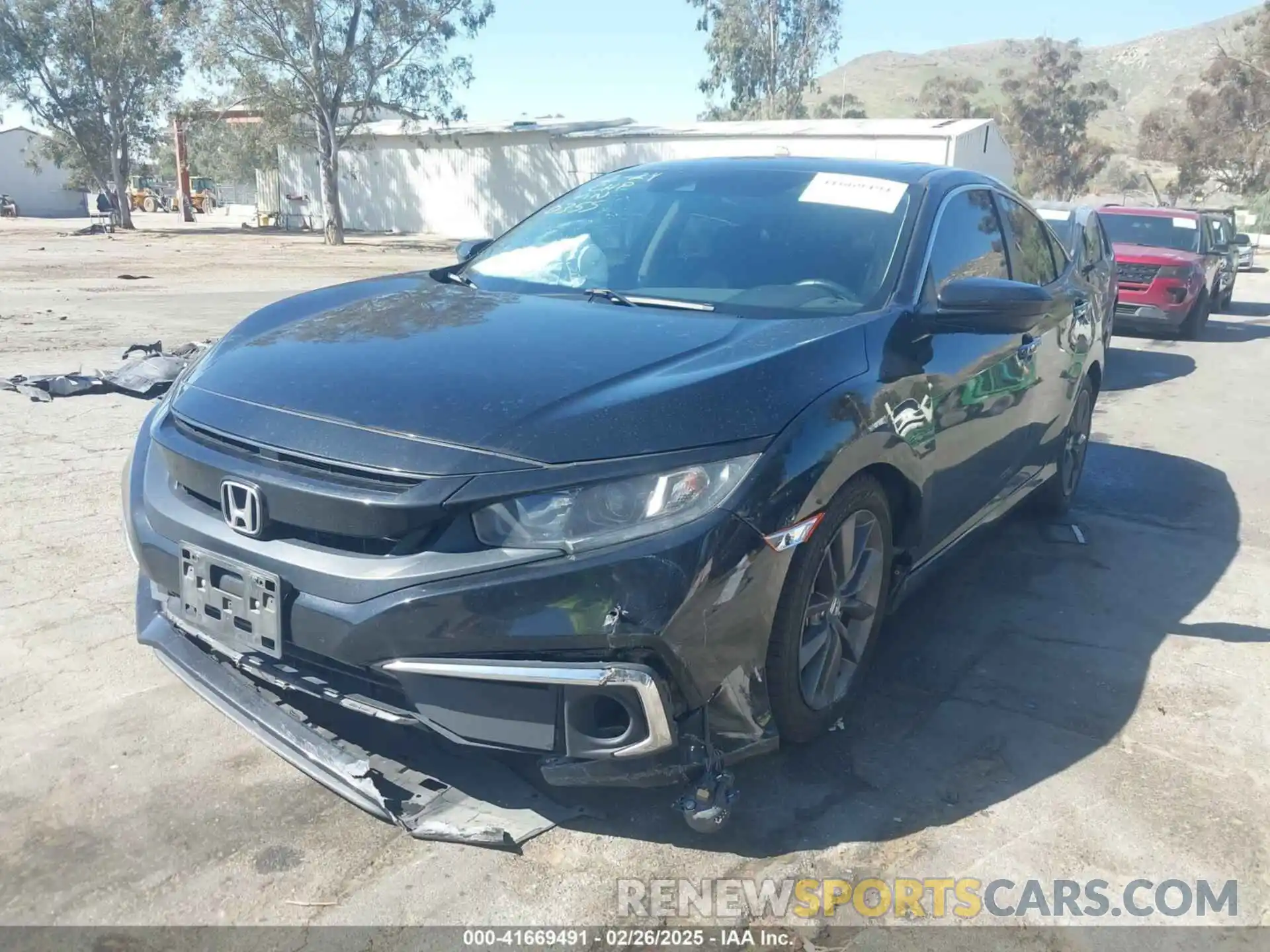 2 Photograph of a damaged car 19XFC1F3XLE200355 HONDA CIVIC 2020