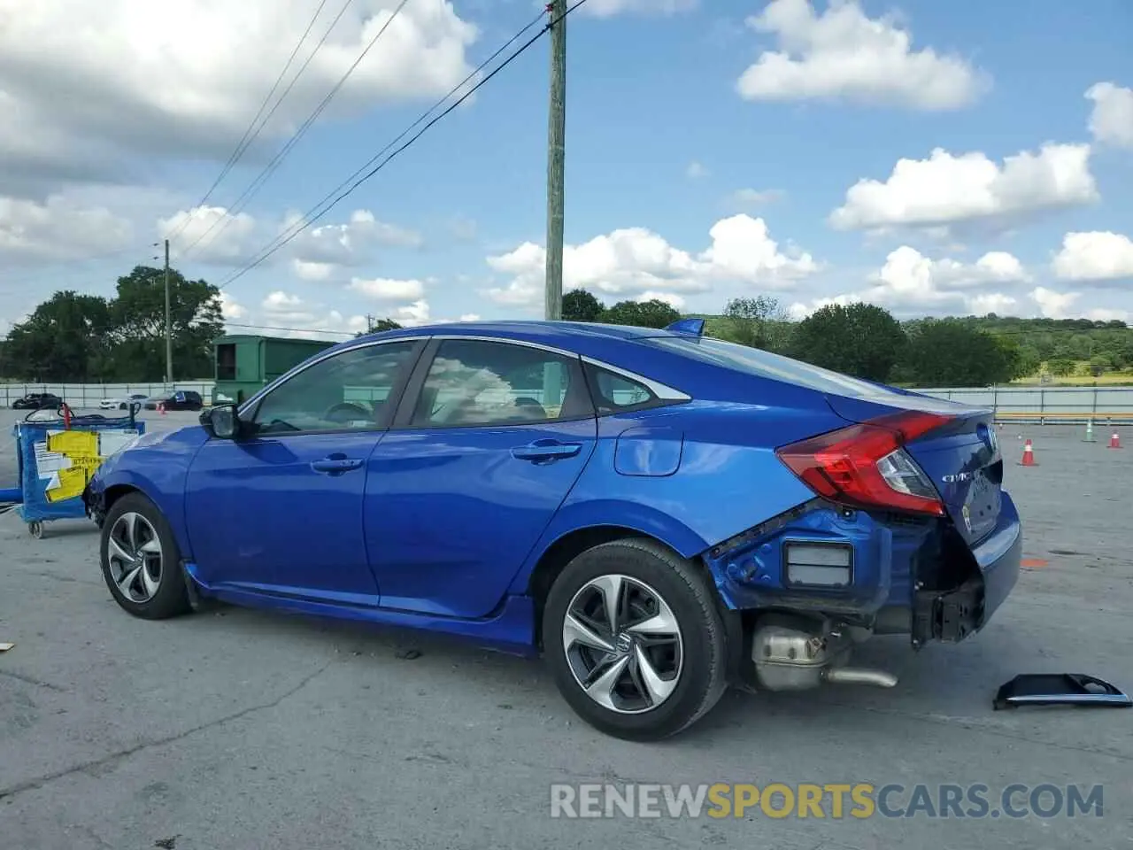 2 Photograph of a damaged car 19XFC1F3XLE201165 HONDA CIVIC 2020