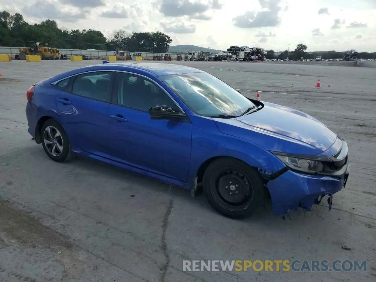 4 Photograph of a damaged car 19XFC1F3XLE201165 HONDA CIVIC 2020