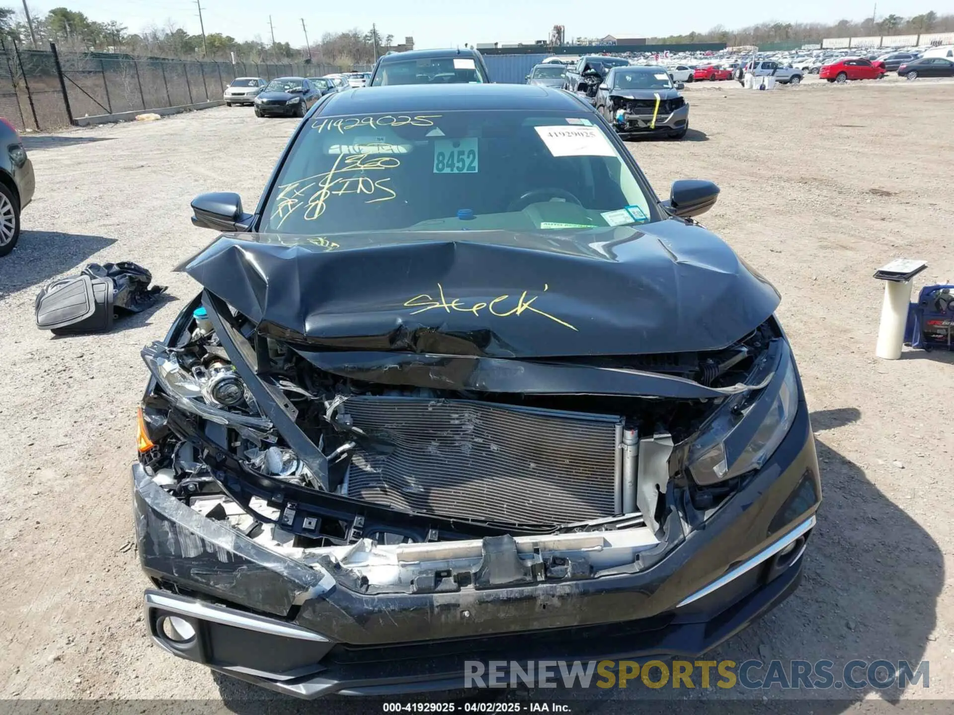 12 Photograph of a damaged car 19XFC1F3XLE203420 HONDA CIVIC 2020