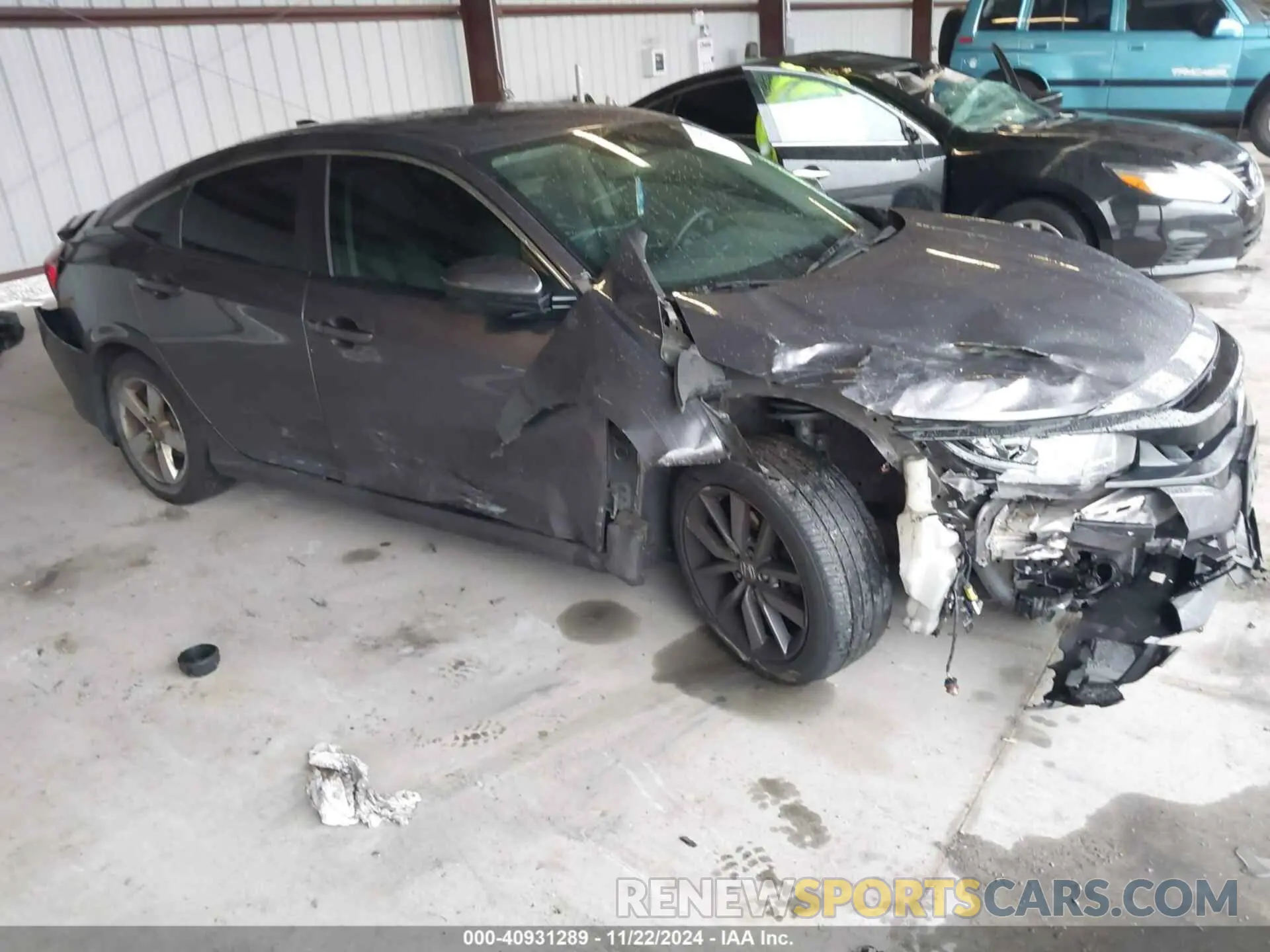 1 Photograph of a damaged car 19XFC1F3XLE208410 HONDA CIVIC 2020