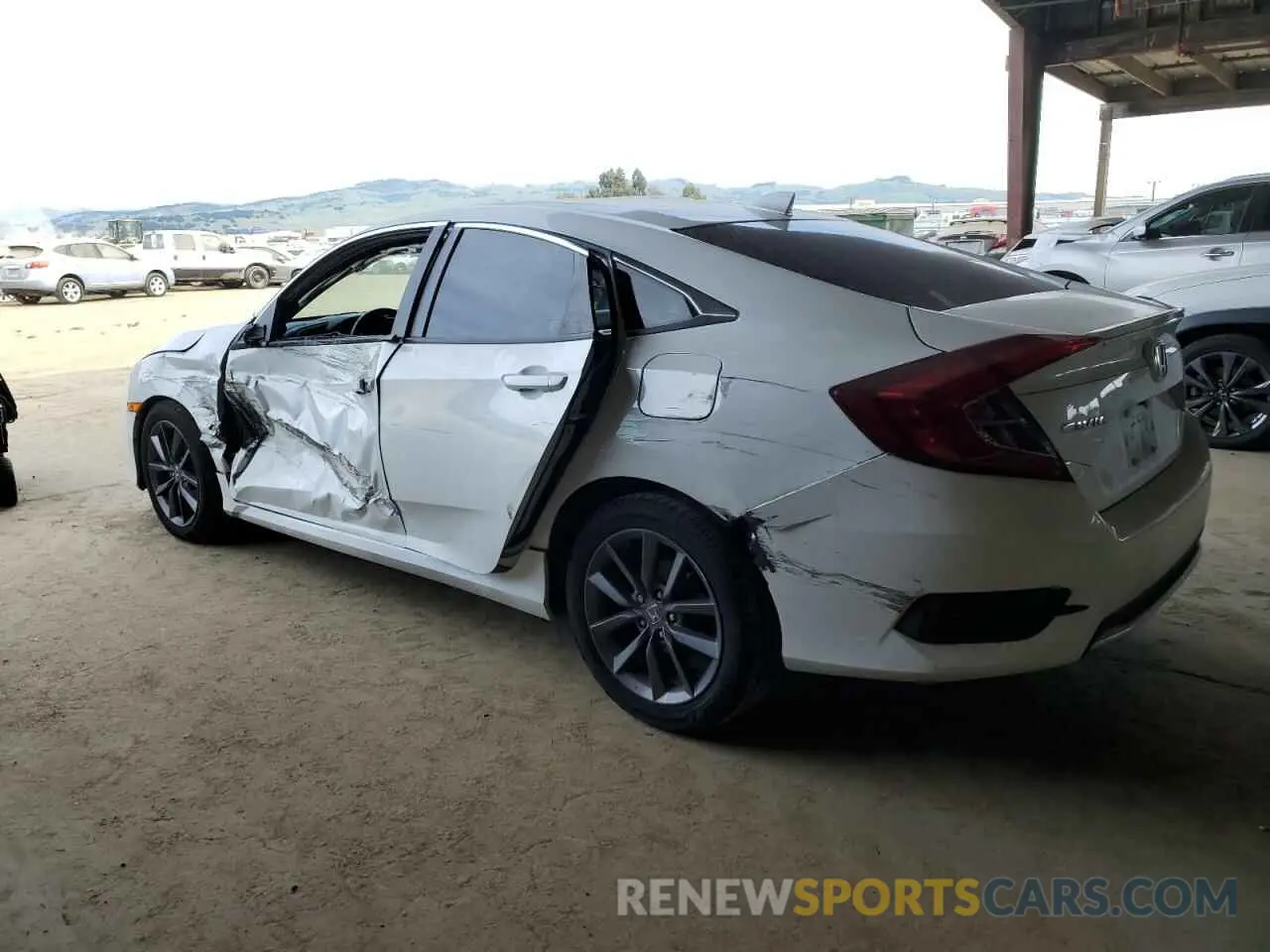 2 Photograph of a damaged car 19XFC1F3XLE210464 HONDA CIVIC 2020