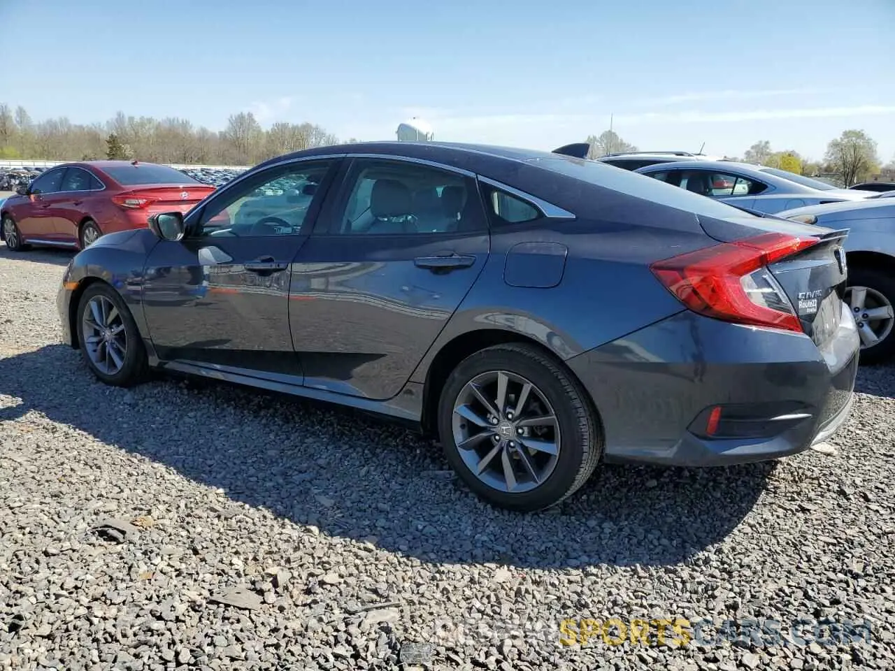 2 Photograph of a damaged car 19XFC1F3XLE216796 HONDA CIVIC 2020