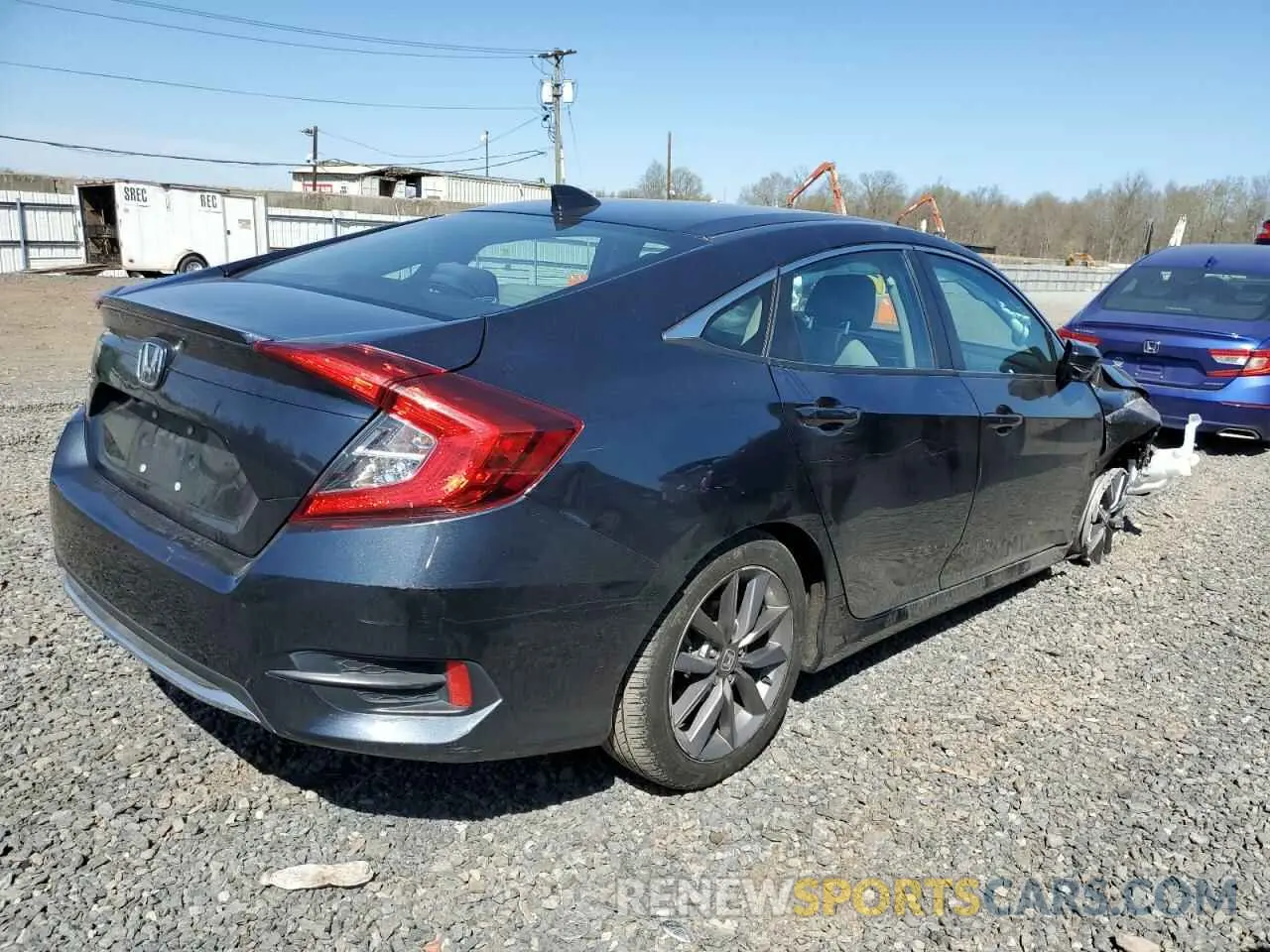 3 Photograph of a damaged car 19XFC1F3XLE216796 HONDA CIVIC 2020