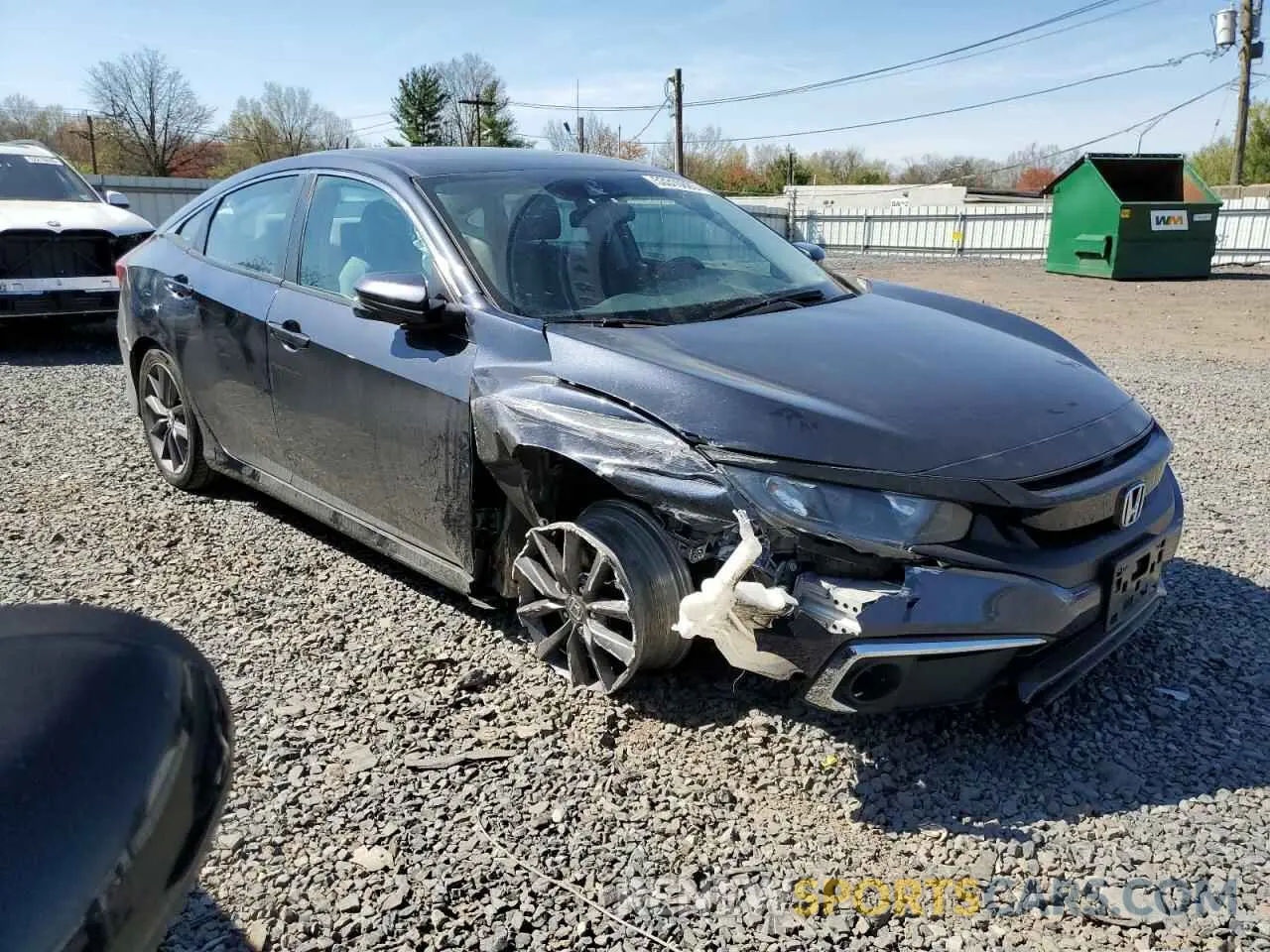 4 Photograph of a damaged car 19XFC1F3XLE216796 HONDA CIVIC 2020