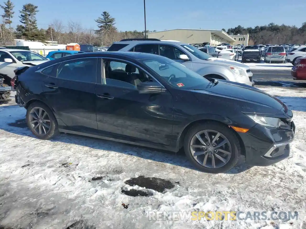 4 Photograph of a damaged car 19XFC1F3XLE221383 HONDA CIVIC 2020