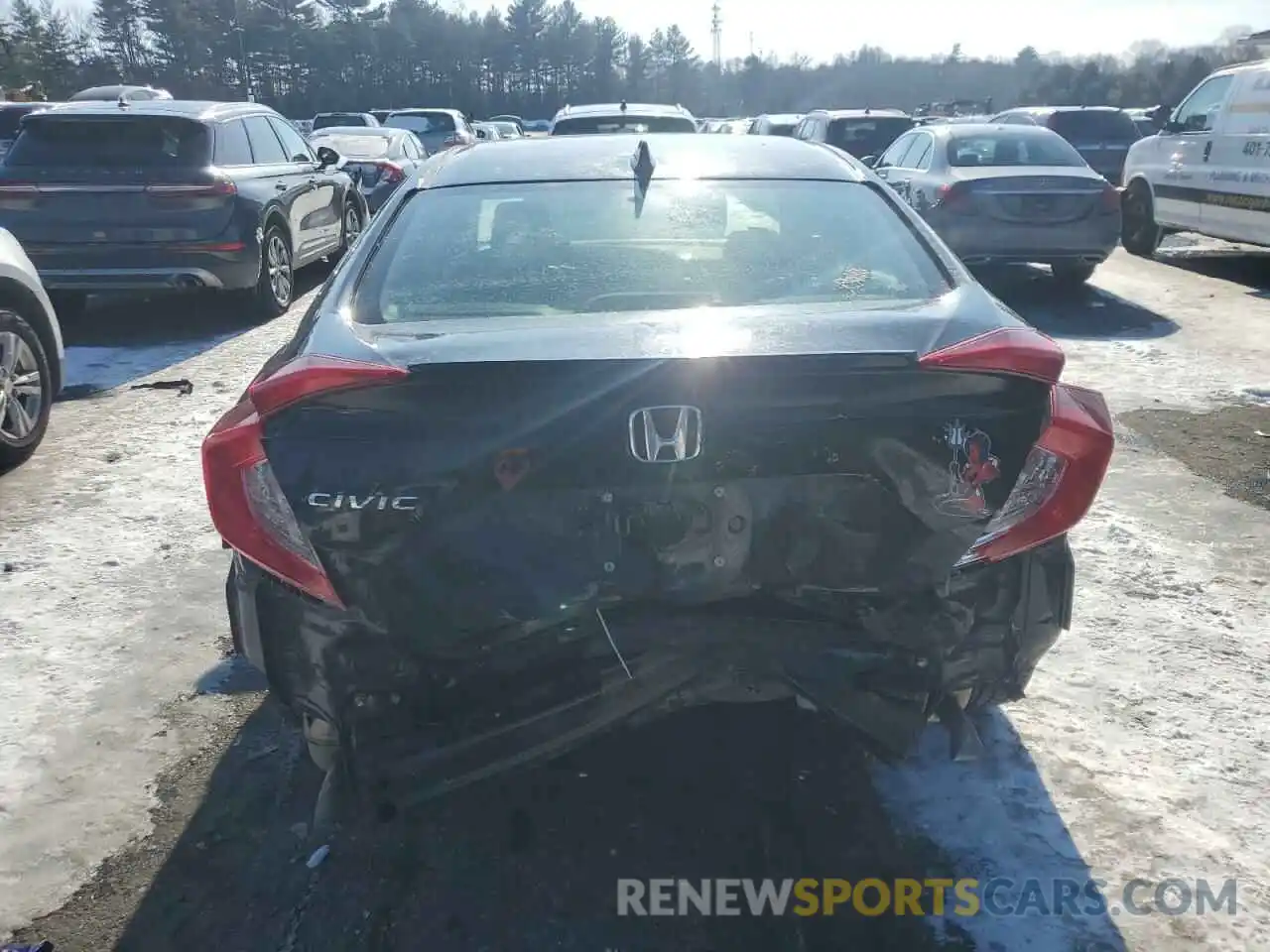 6 Photograph of a damaged car 19XFC1F3XLE221383 HONDA CIVIC 2020