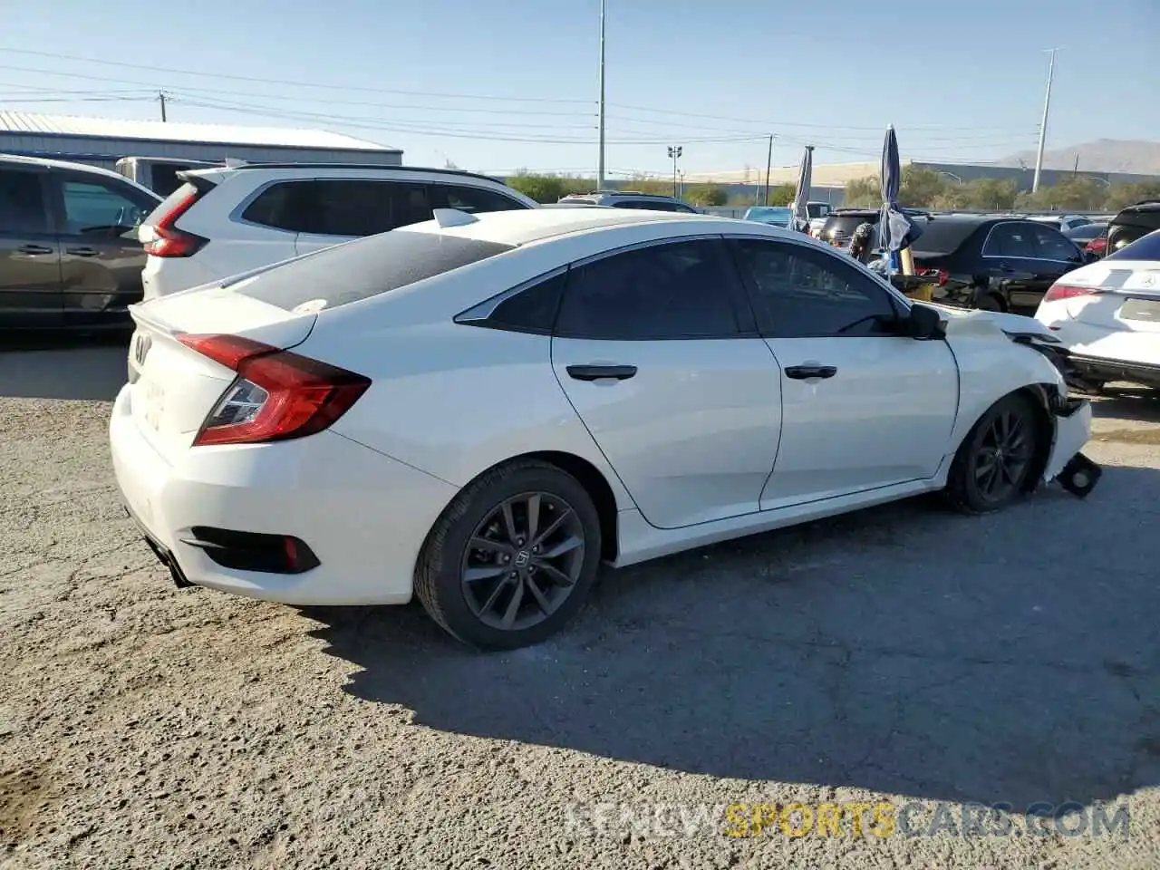 3 Photograph of a damaged car 19XFC1F70LE018263 HONDA CIVIC 2020