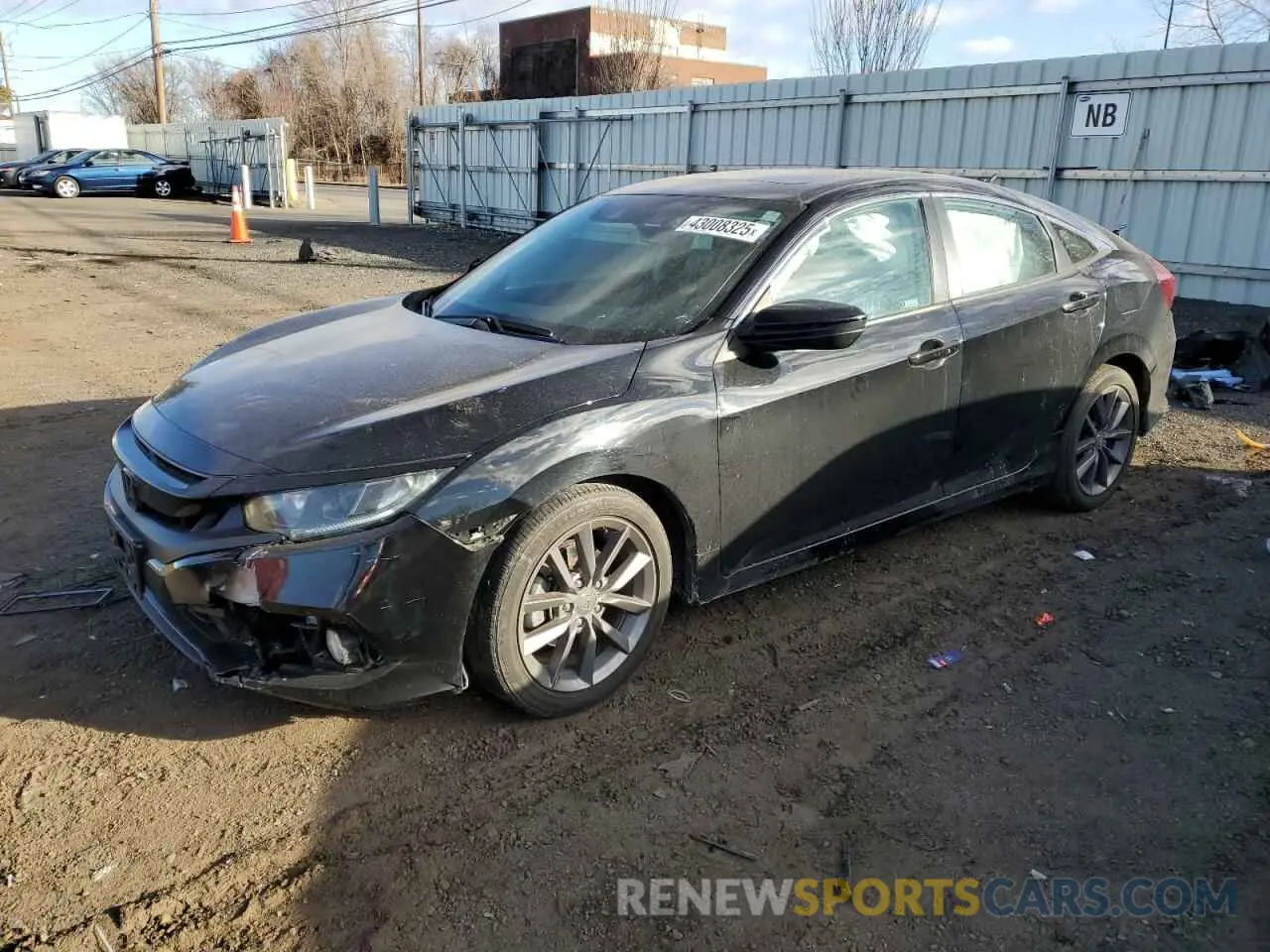 1 Photograph of a damaged car 19XFC1F71LE219167 HONDA CIVIC 2020