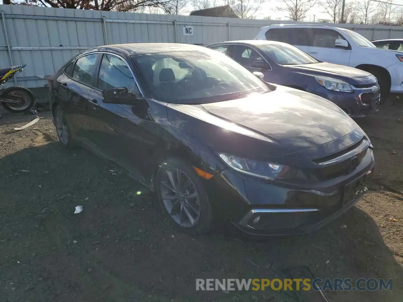 4 Photograph of a damaged car 19XFC1F71LE219167 HONDA CIVIC 2020