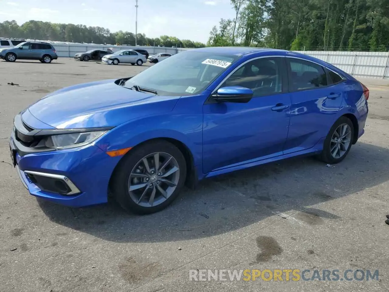 1 Photograph of a damaged car 19XFC1F72LE001030 HONDA CIVIC 2020