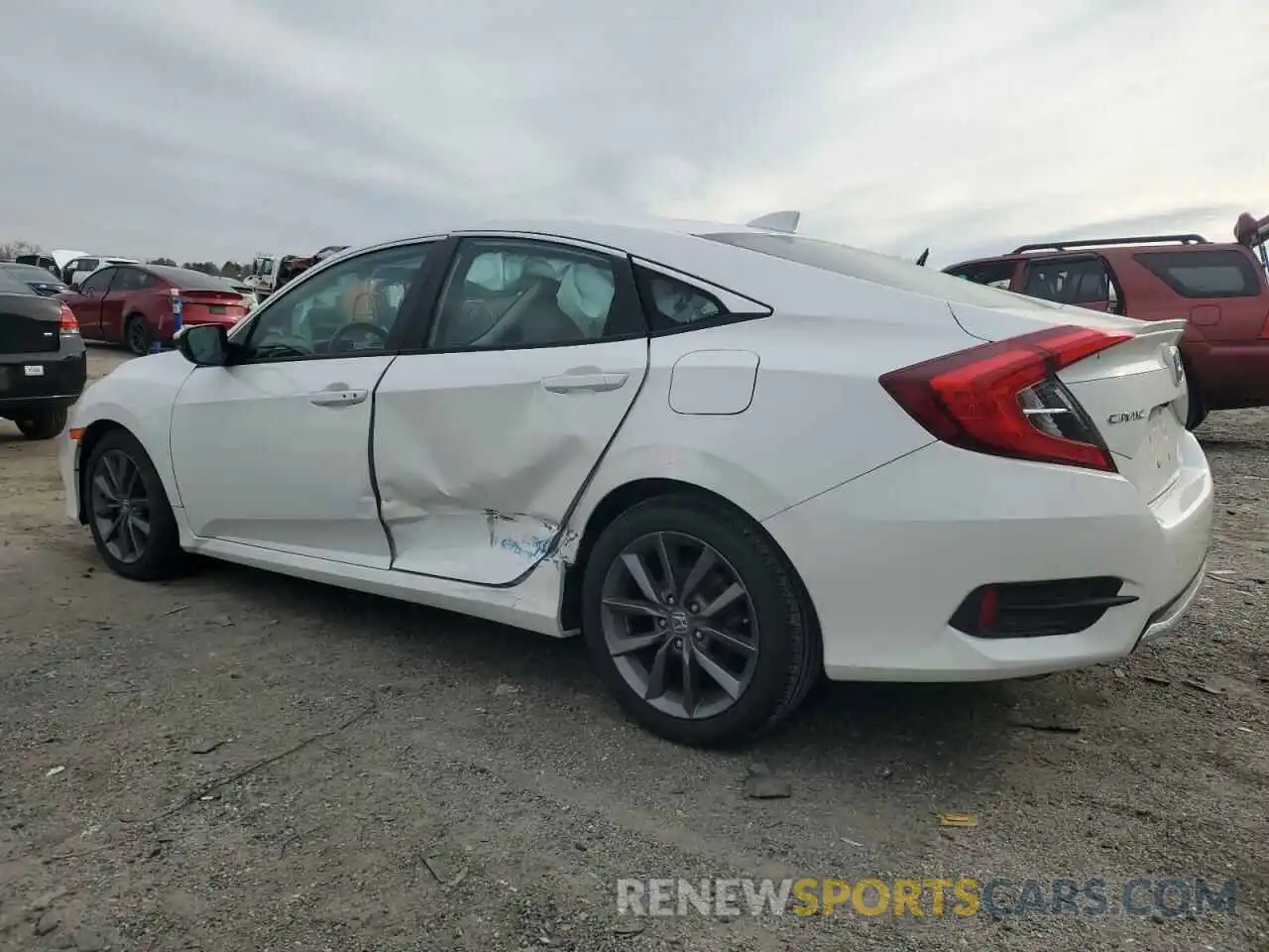 2 Photograph of a damaged car 19XFC1F72LE004493 HONDA CIVIC 2020