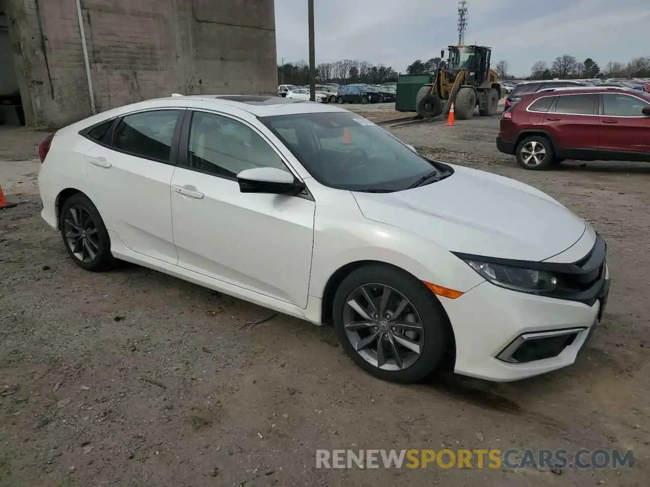 4 Photograph of a damaged car 19XFC1F72LE004493 HONDA CIVIC 2020