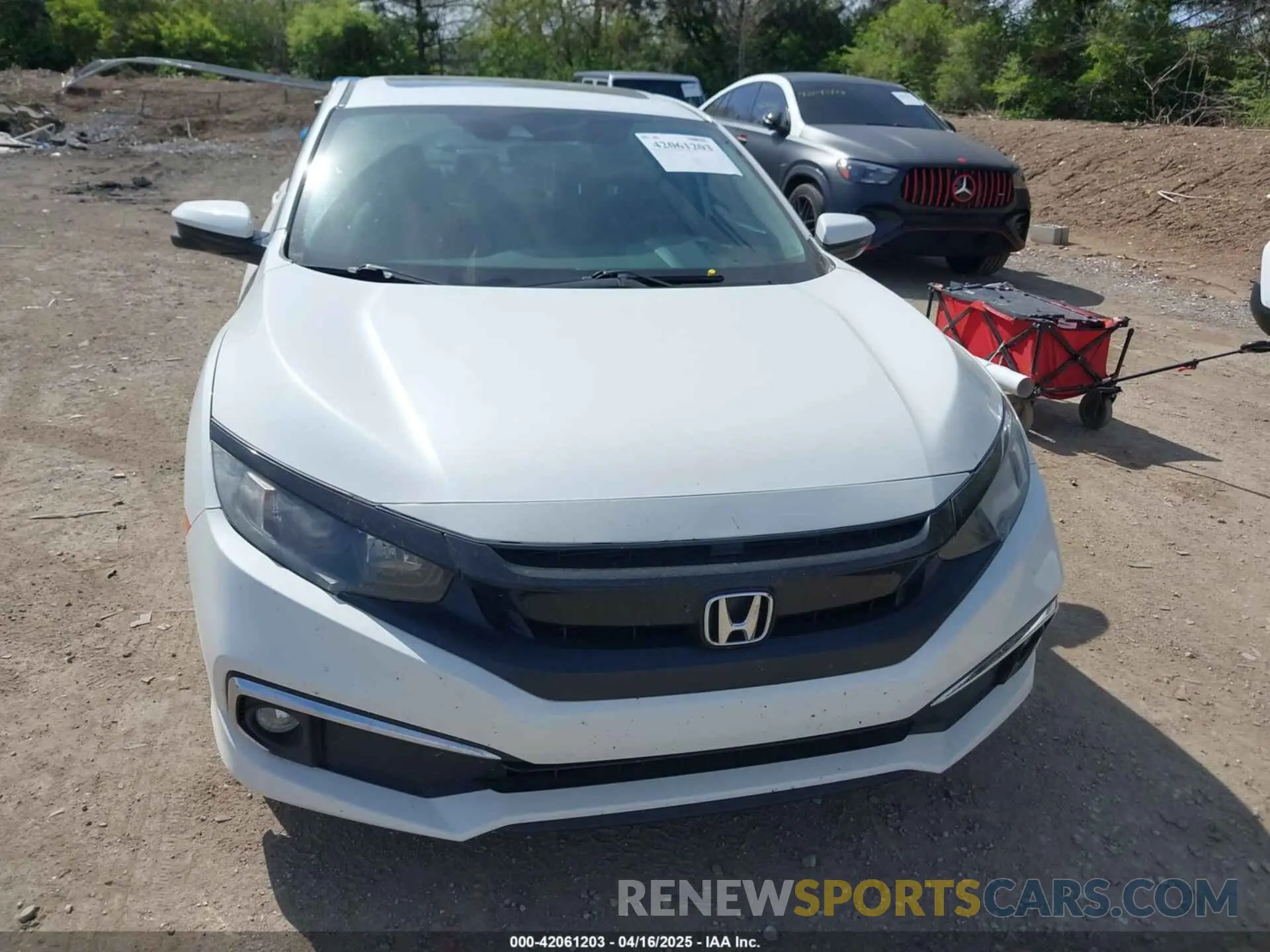 12 Photograph of a damaged car 19XFC1F73LE001358 HONDA CIVIC 2020
