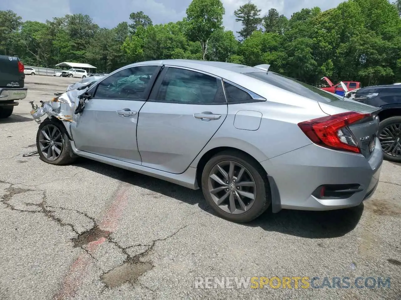 2 Photograph of a damaged car 19XFC1F73LE015146 HONDA CIVIC 2020