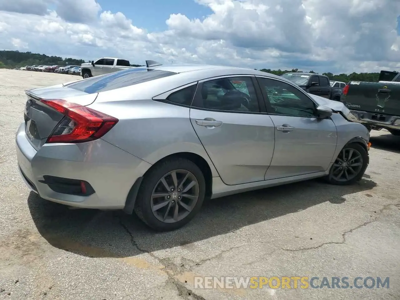3 Photograph of a damaged car 19XFC1F73LE015146 HONDA CIVIC 2020