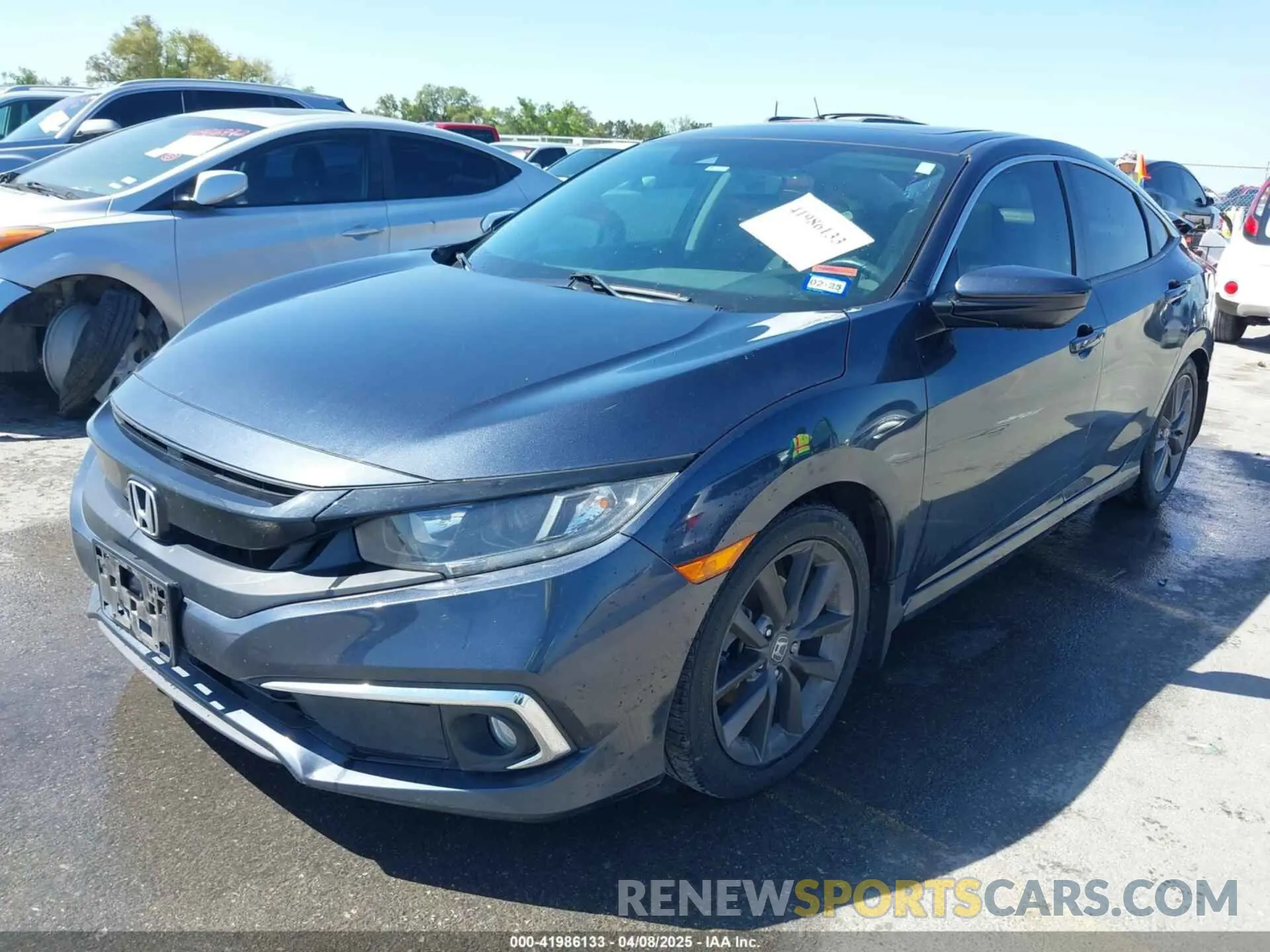 2 Photograph of a damaged car 19XFC1F73LE023876 HONDA CIVIC 2020
