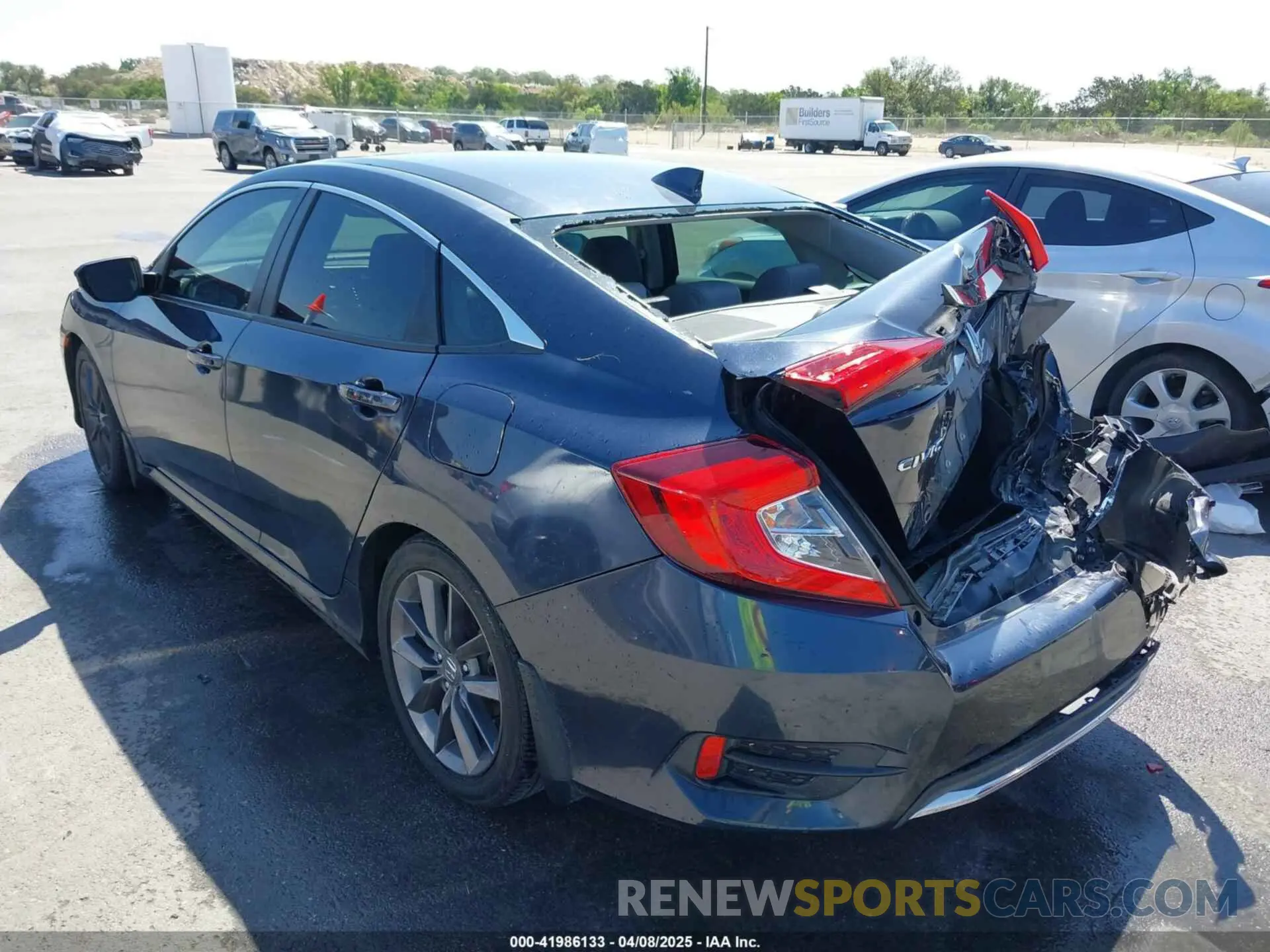 3 Photograph of a damaged car 19XFC1F73LE023876 HONDA CIVIC 2020