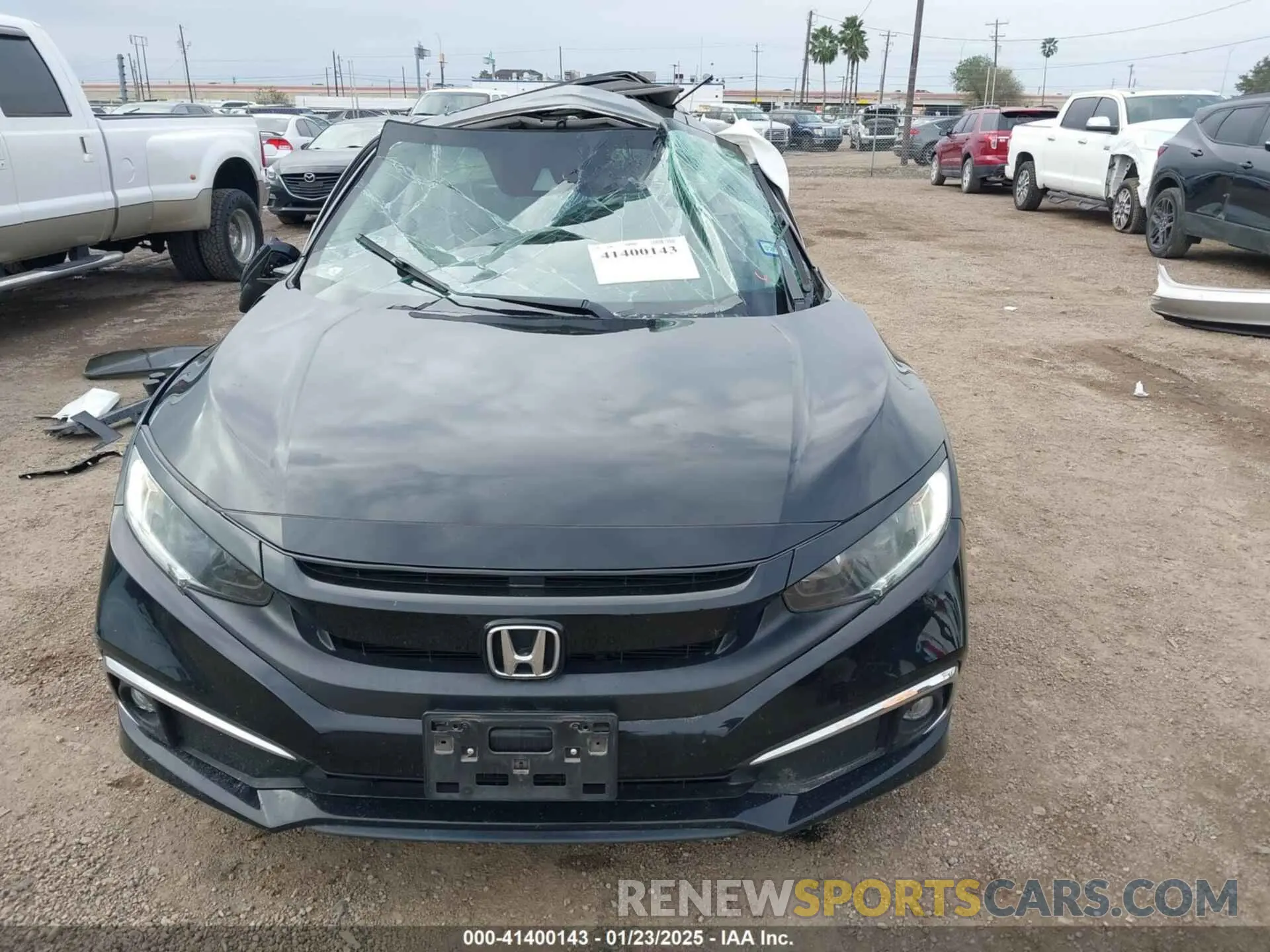 13 Photograph of a damaged car 19XFC1F74LE017603 HONDA CIVIC 2020