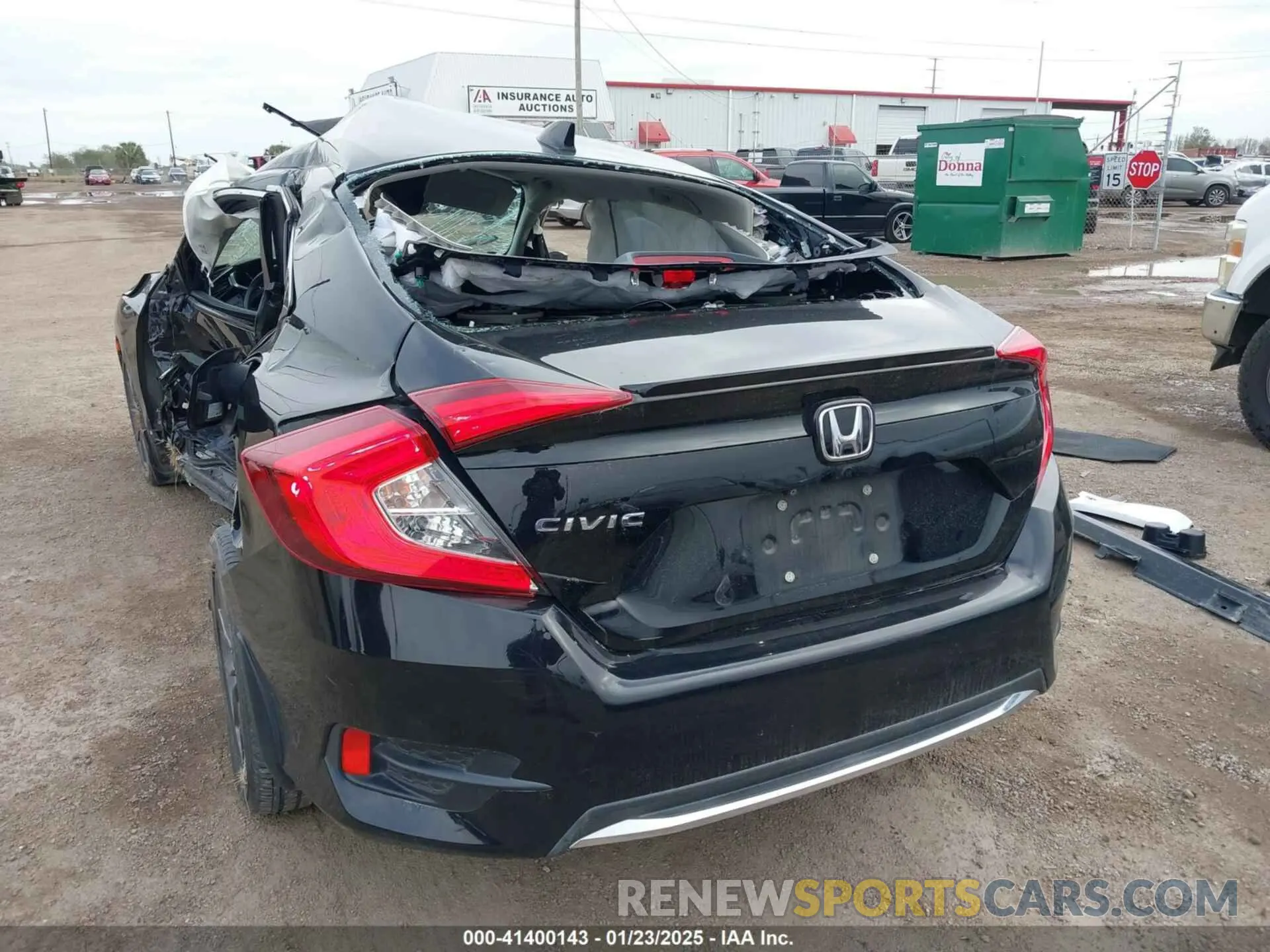 3 Photograph of a damaged car 19XFC1F74LE017603 HONDA CIVIC 2020