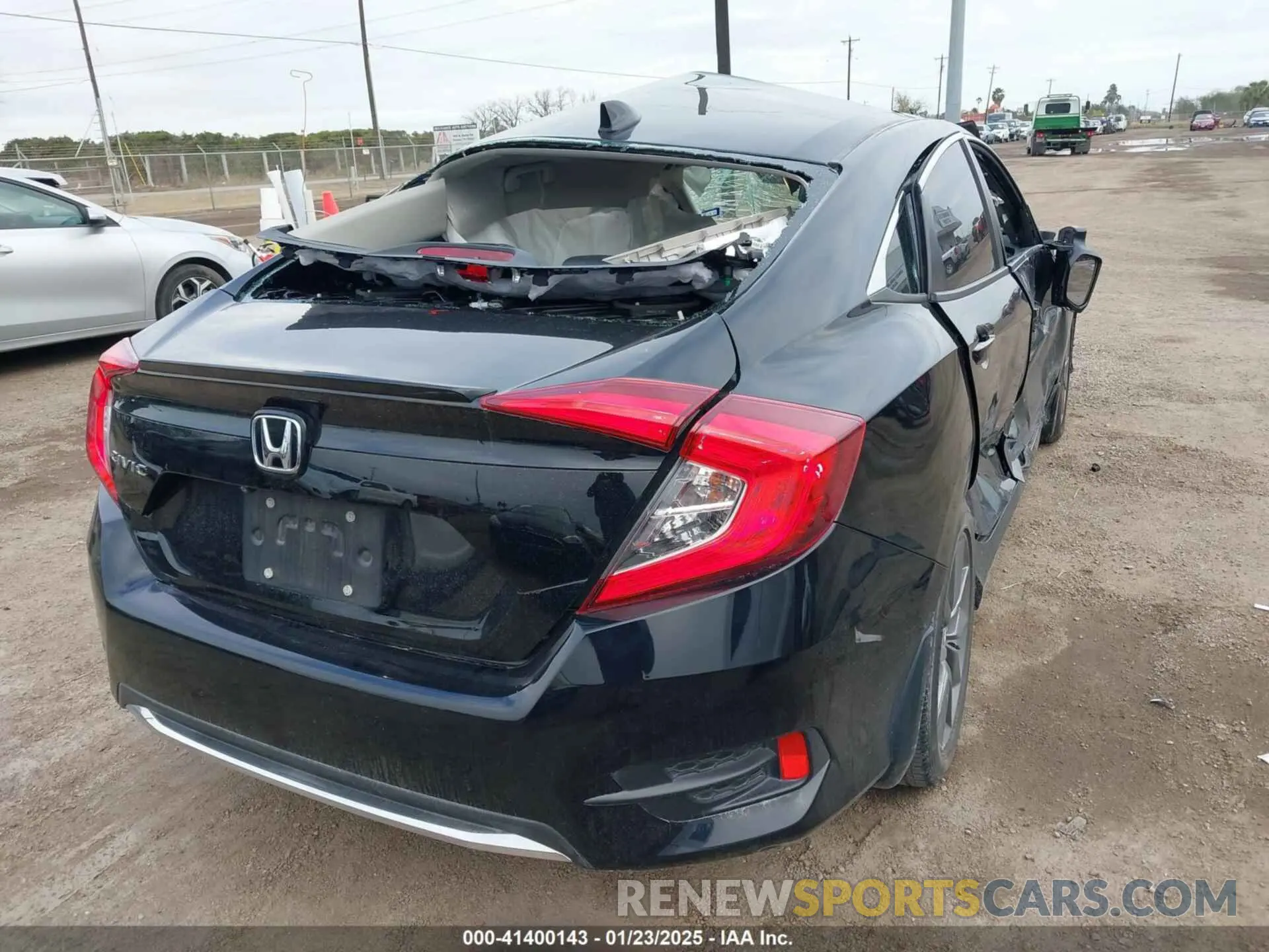 4 Photograph of a damaged car 19XFC1F74LE017603 HONDA CIVIC 2020