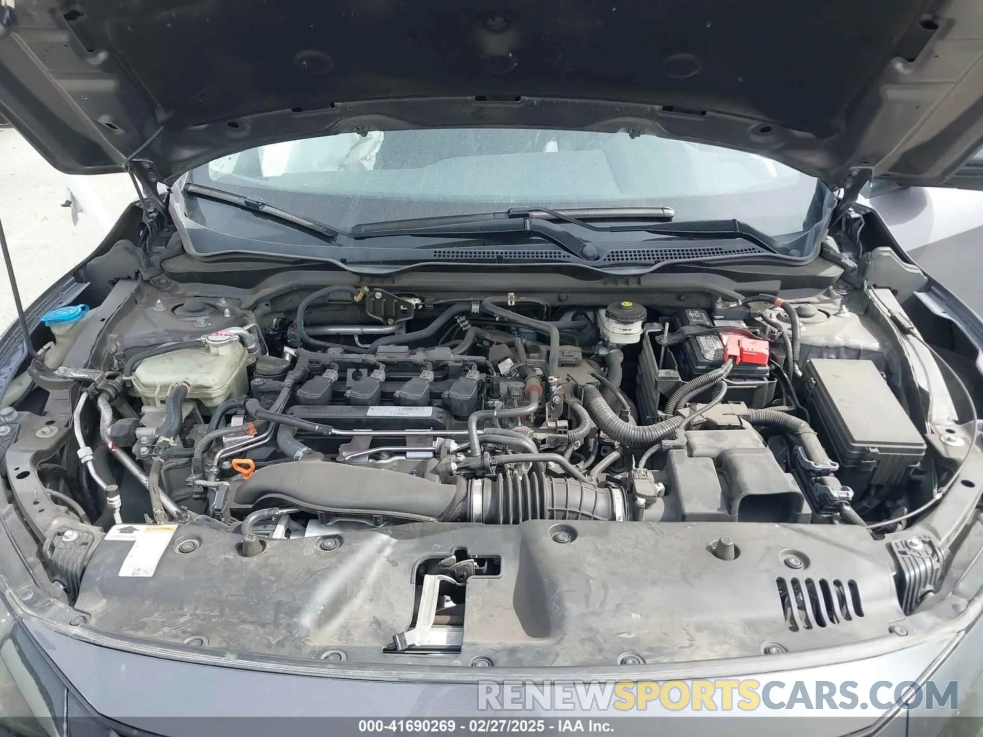 10 Photograph of a damaged car 19XFC1F74LE204193 HONDA CIVIC 2020