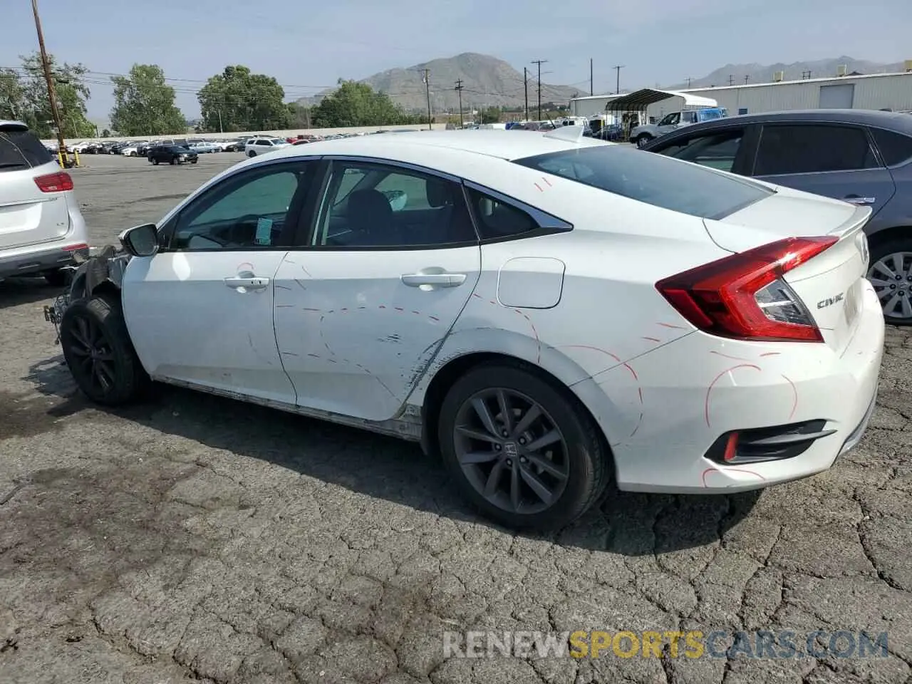 2 Photograph of a damaged car 19XFC1F74LE204579 HONDA CIVIC 2020
