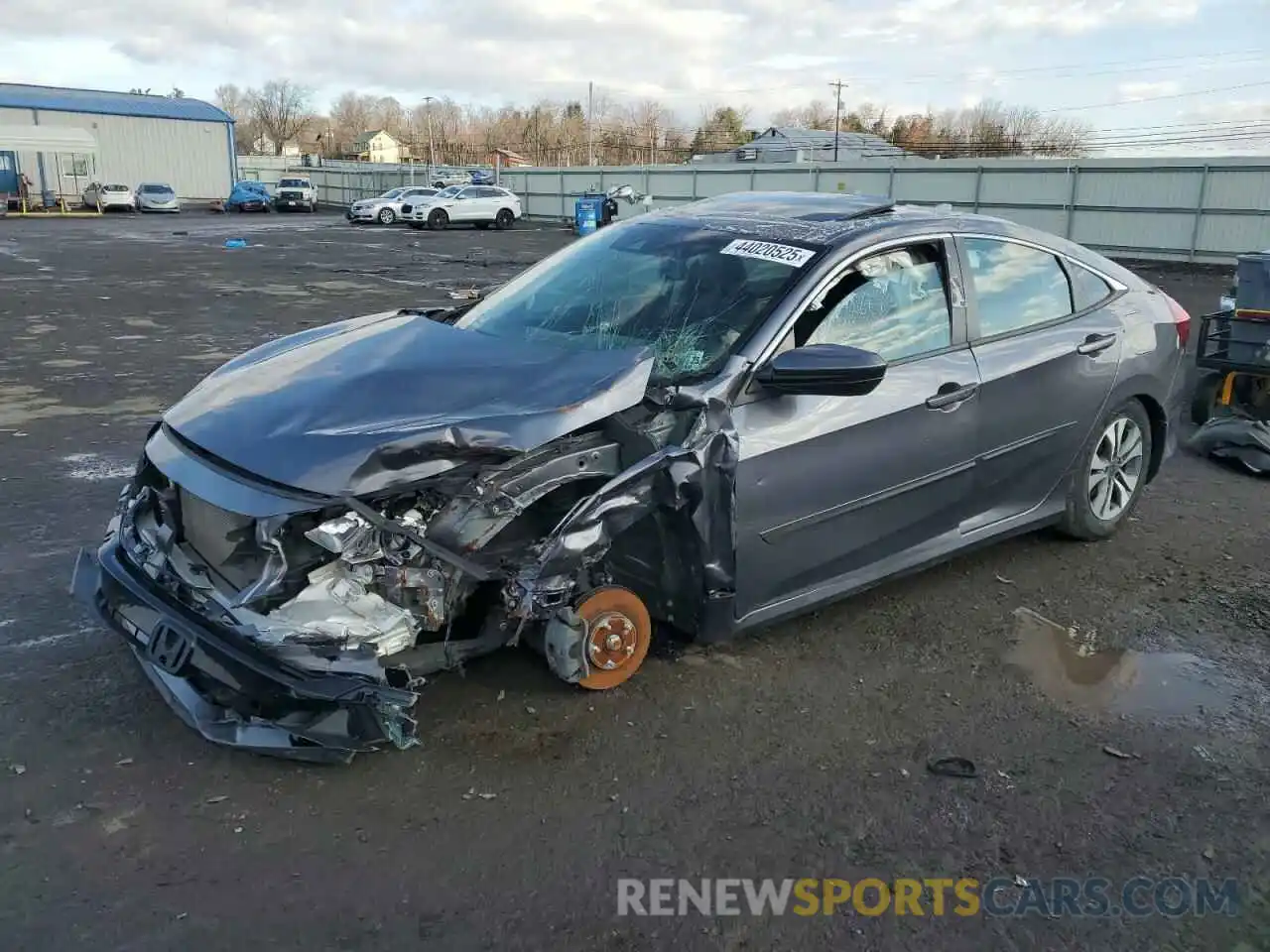 1 Photograph of a damaged car 19XFC1F76LE010037 HONDA CIVIC 2020