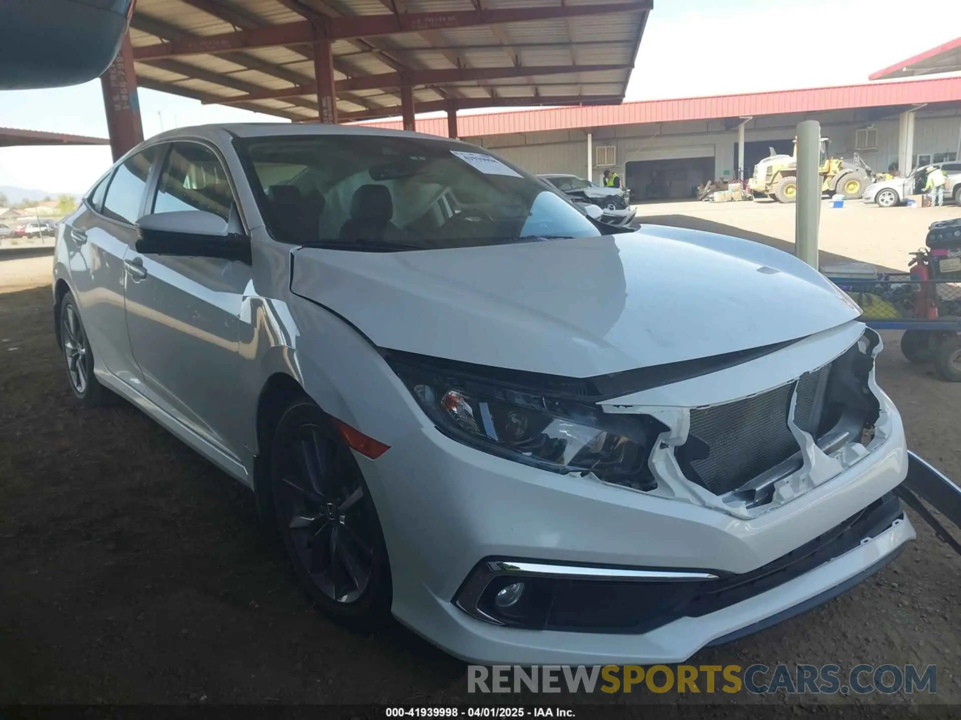 1 Photograph of a damaged car 19XFC1F76LE204292 HONDA CIVIC 2020