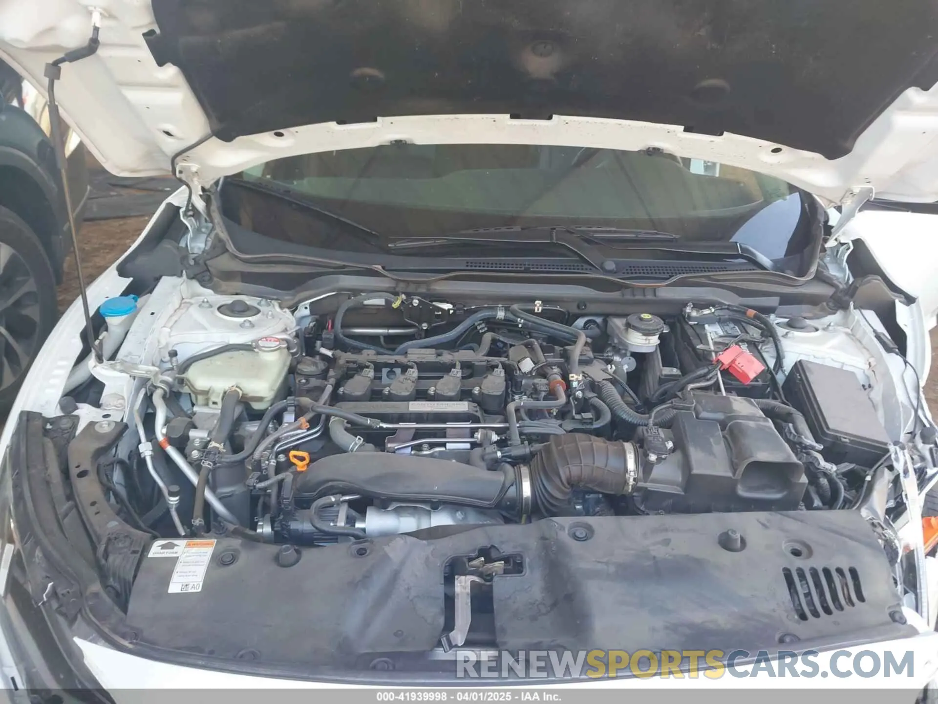 10 Photograph of a damaged car 19XFC1F76LE204292 HONDA CIVIC 2020