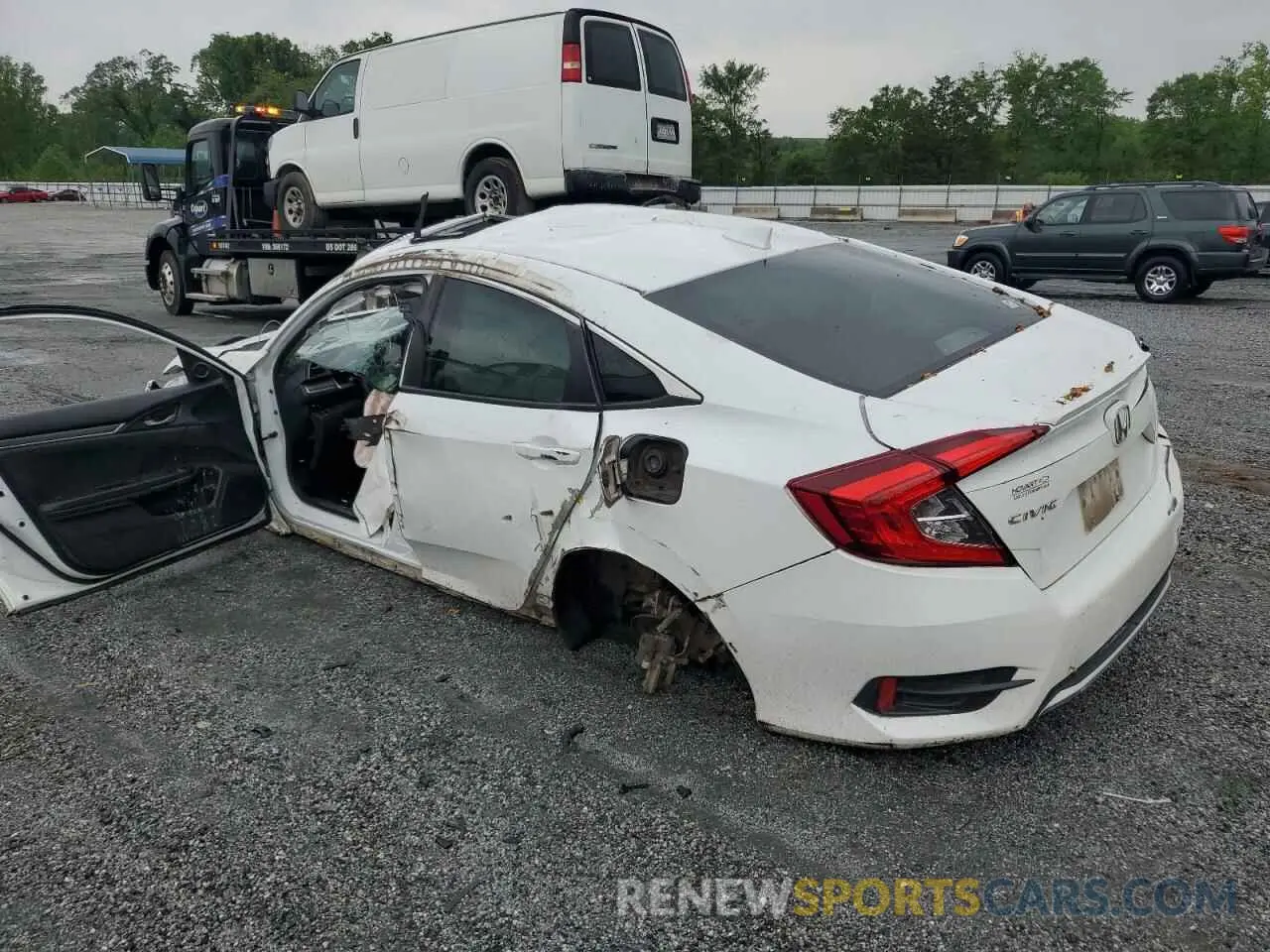 2 Photograph of a damaged car 19XFC1F77LE009785 HONDA CIVIC 2020