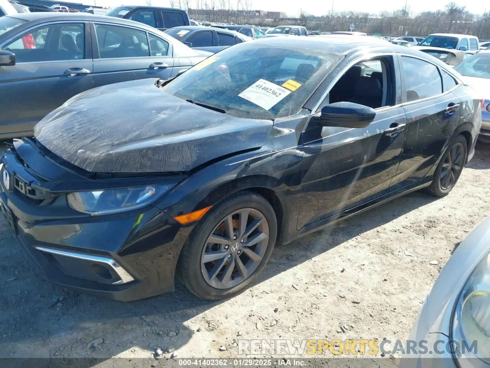 2 Photograph of a damaged car 19XFC1F77LE017661 HONDA CIVIC 2020