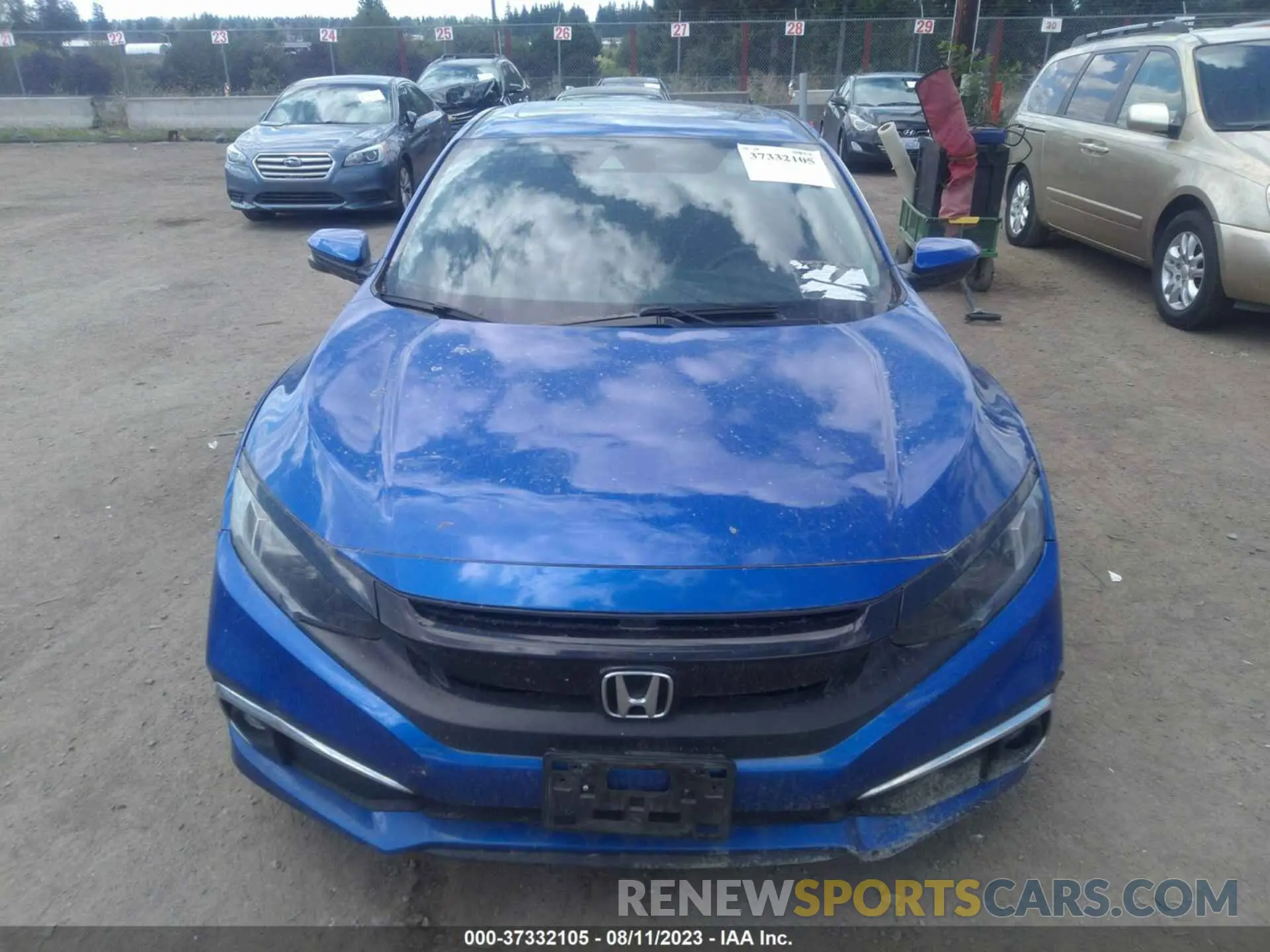 12 Photograph of a damaged car 19XFC1F77LE217276 HONDA CIVIC 2020