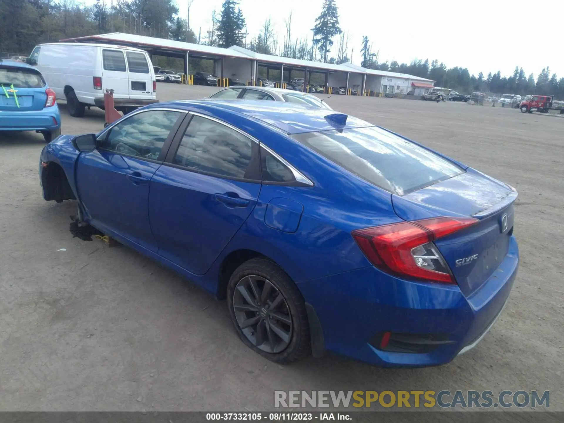 3 Photograph of a damaged car 19XFC1F77LE217276 HONDA CIVIC 2020