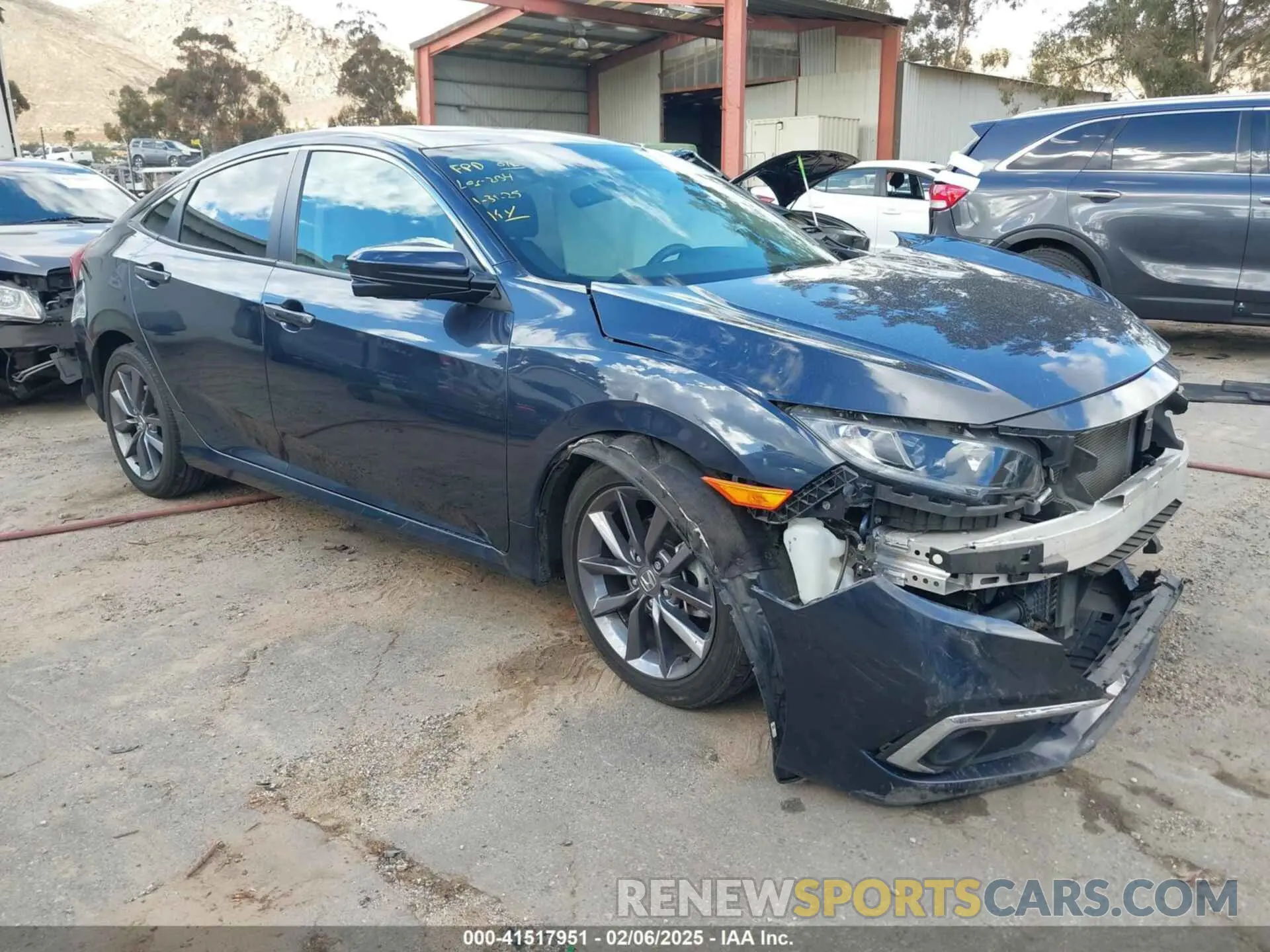1 Photograph of a damaged car 19XFC1F78LE019550 HONDA CIVIC 2020
