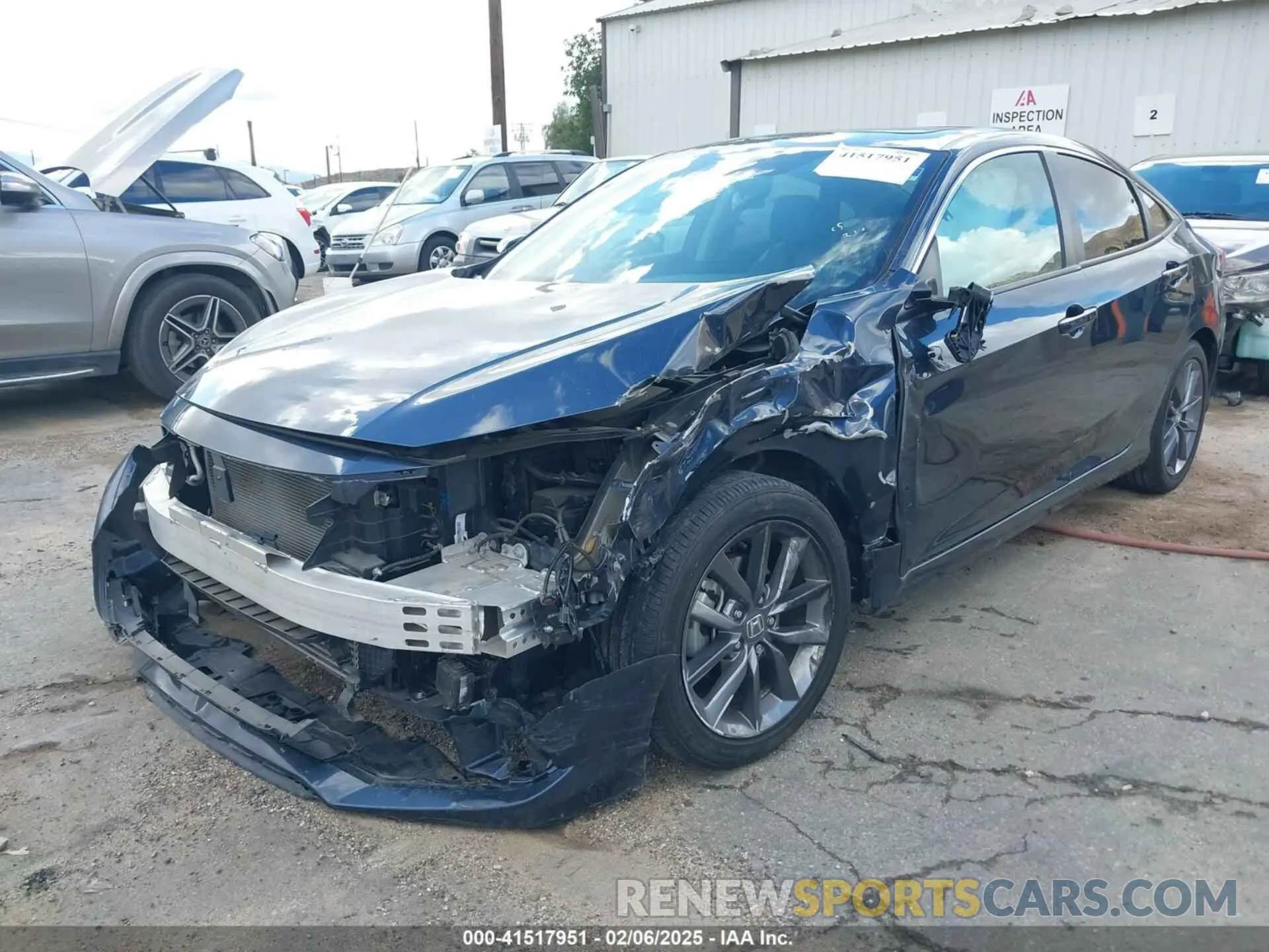 2 Photograph of a damaged car 19XFC1F78LE019550 HONDA CIVIC 2020