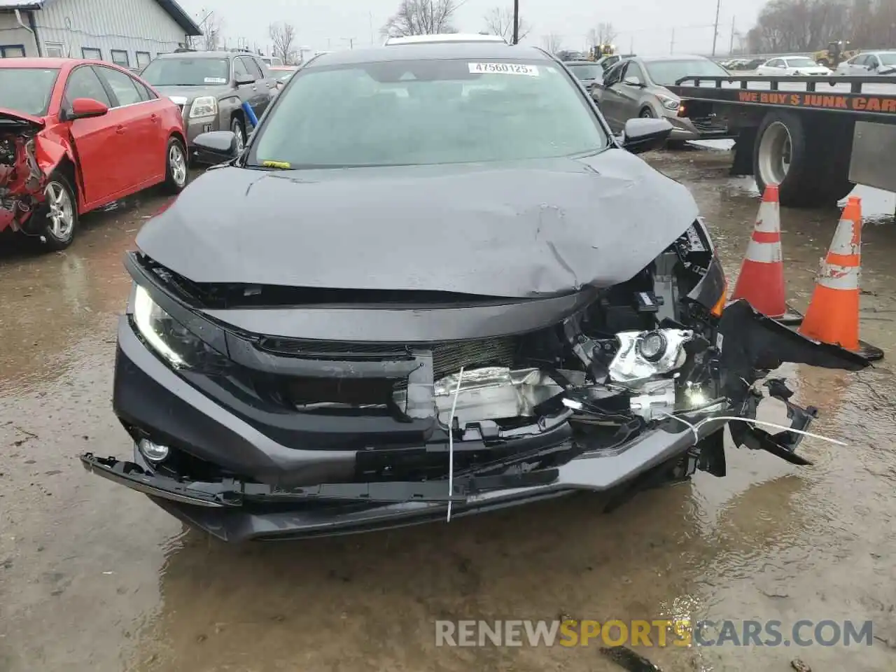 5 Photograph of a damaged car 19XFC1F7XLE000983 HONDA CIVIC 2020