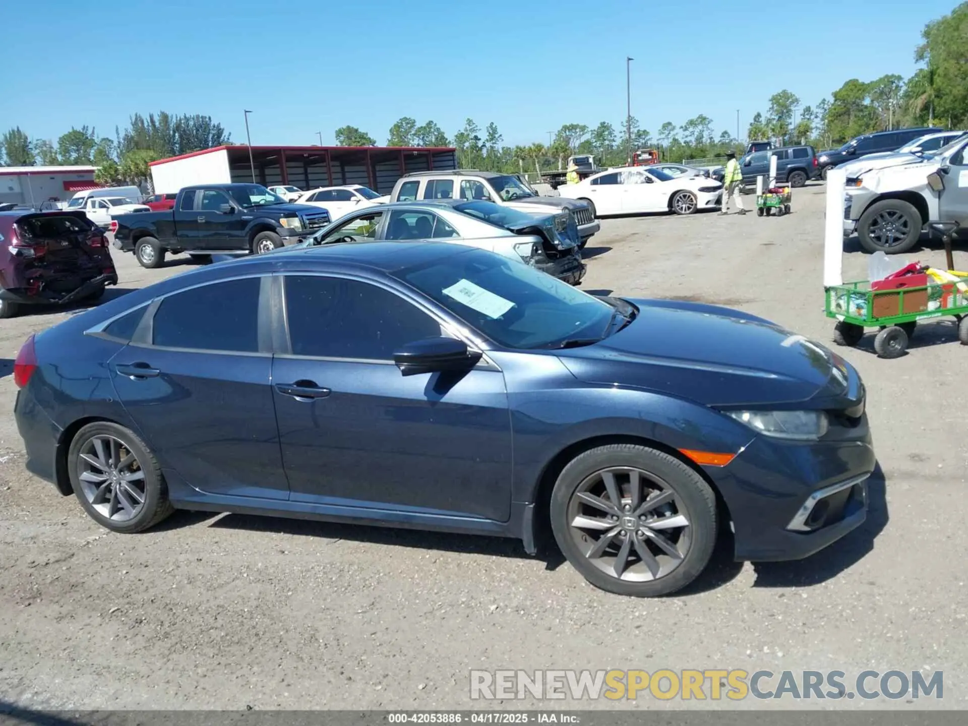 14 Photograph of a damaged car 19XFC1F7XLE008890 HONDA CIVIC 2020