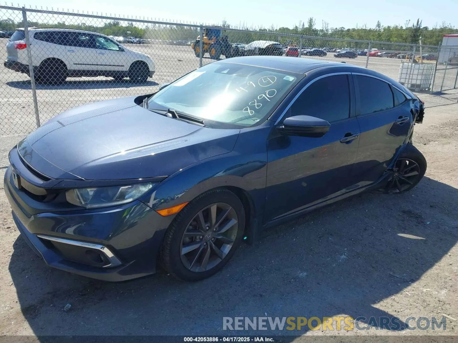 2 Photograph of a damaged car 19XFC1F7XLE008890 HONDA CIVIC 2020