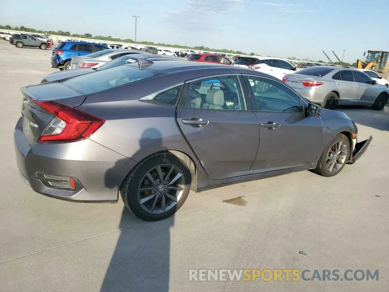 3 Photograph of a damaged car 19XFC1F7XLE012728 HONDA CIVIC 2020