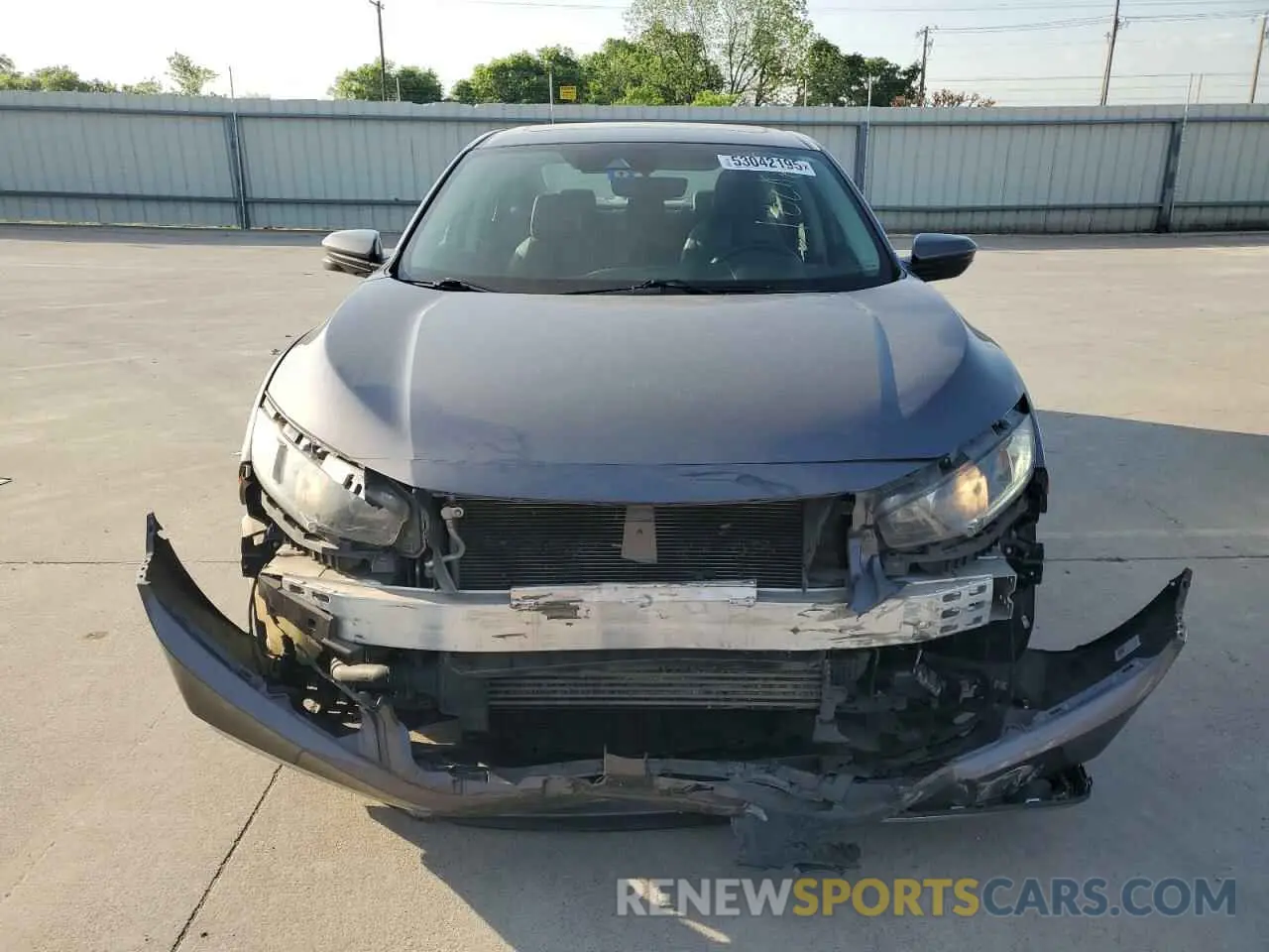 5 Photograph of a damaged car 19XFC1F7XLE012728 HONDA CIVIC 2020