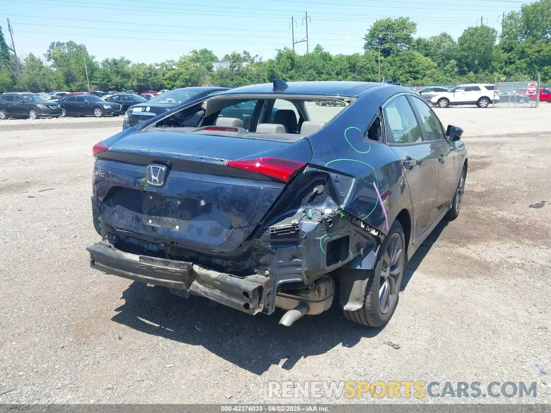 6 Photograph of a damaged car 19XFC1F7XLE209558 HONDA CIVIC 2020