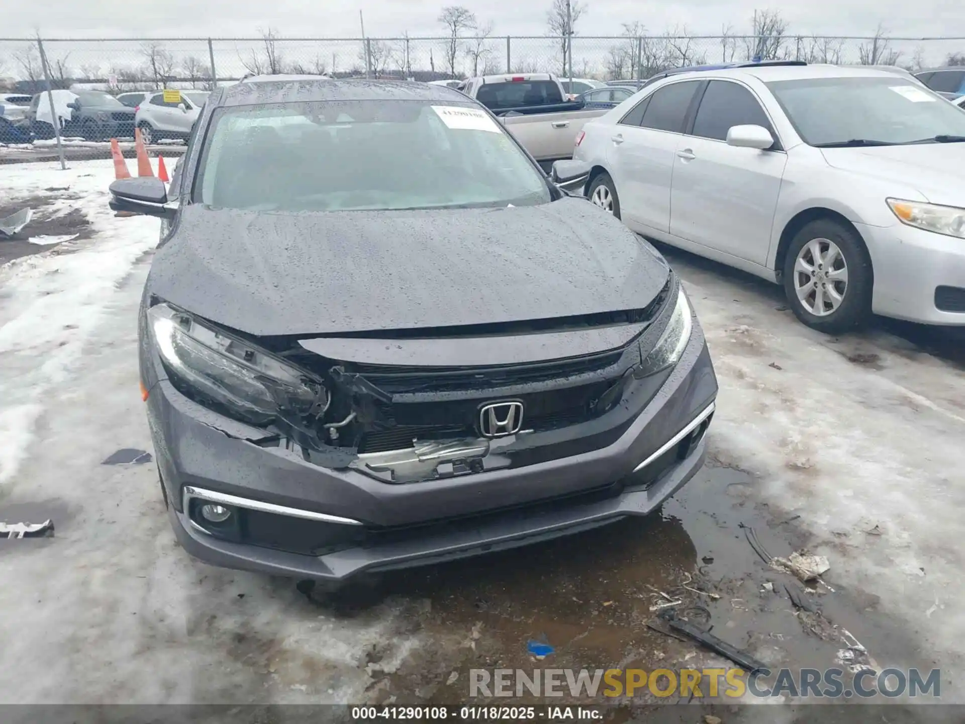 12 Photograph of a damaged car 19XFC1F91LE016281 HONDA CIVIC 2020