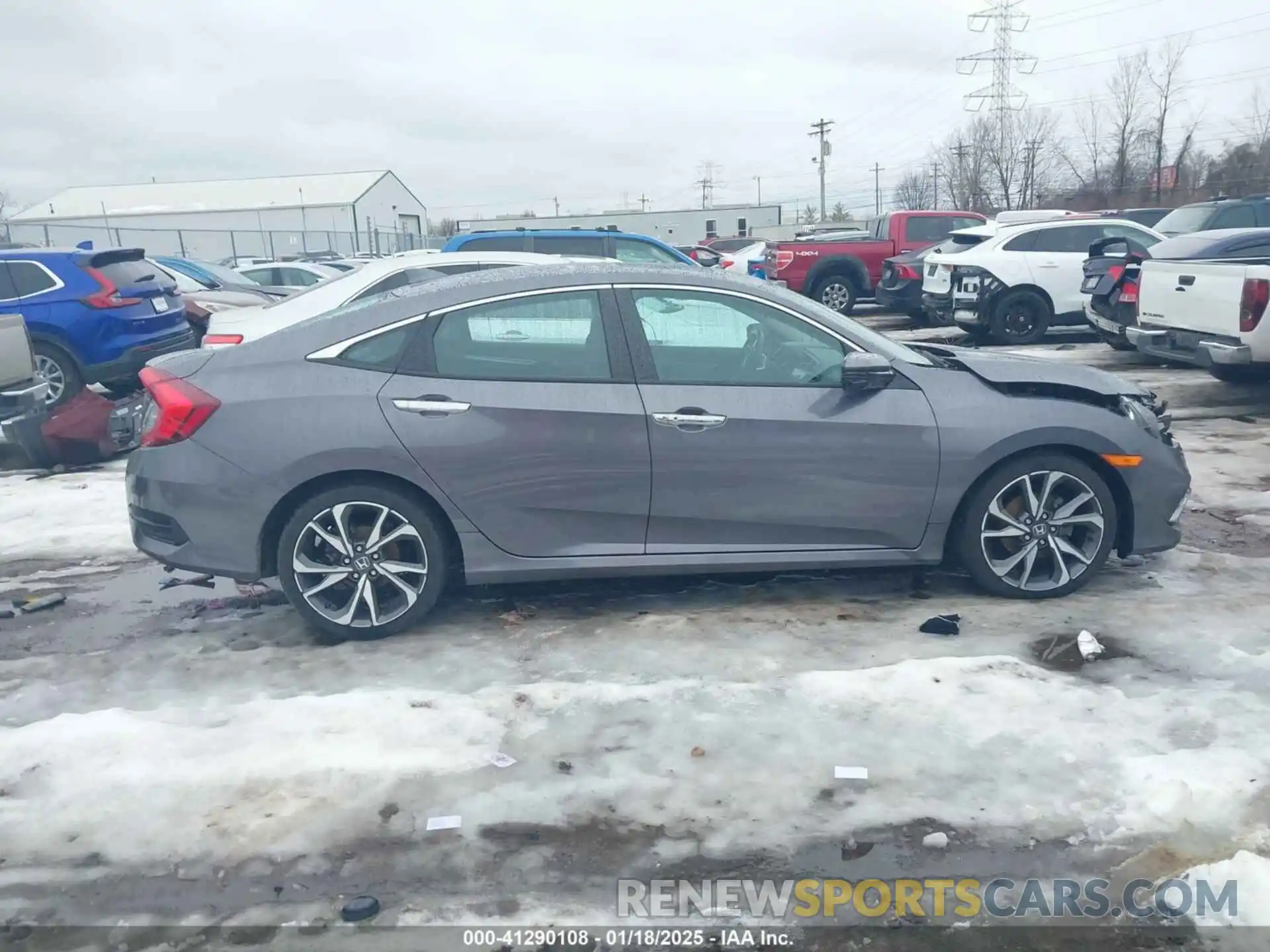 13 Photograph of a damaged car 19XFC1F91LE016281 HONDA CIVIC 2020