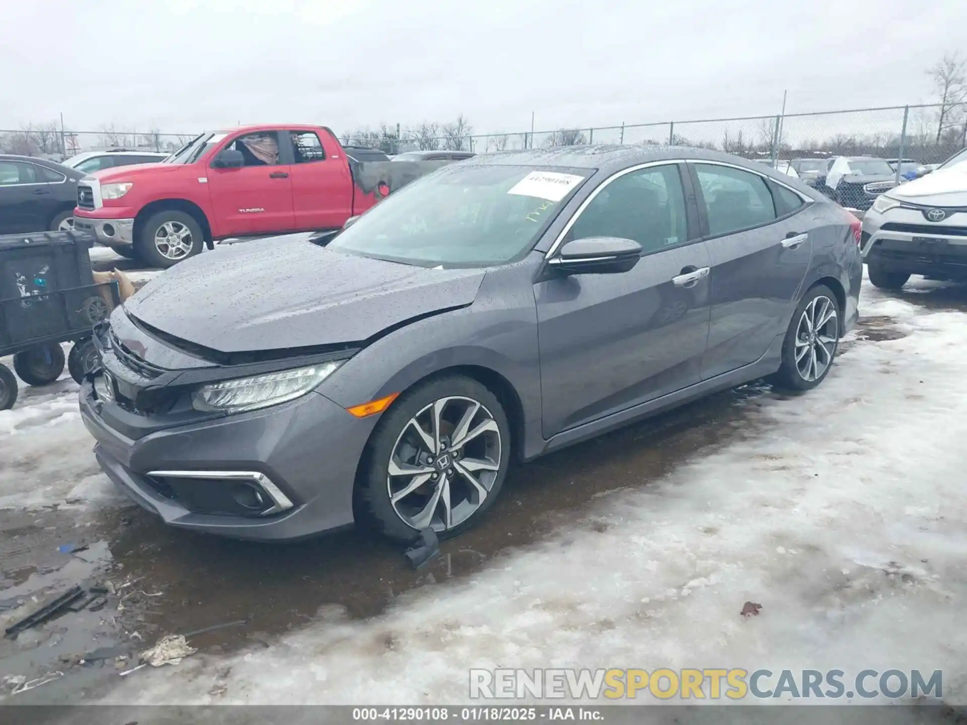 14 Photograph of a damaged car 19XFC1F91LE016281 HONDA CIVIC 2020