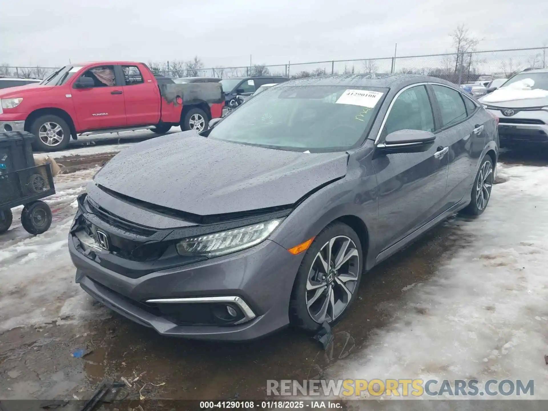 2 Photograph of a damaged car 19XFC1F91LE016281 HONDA CIVIC 2020