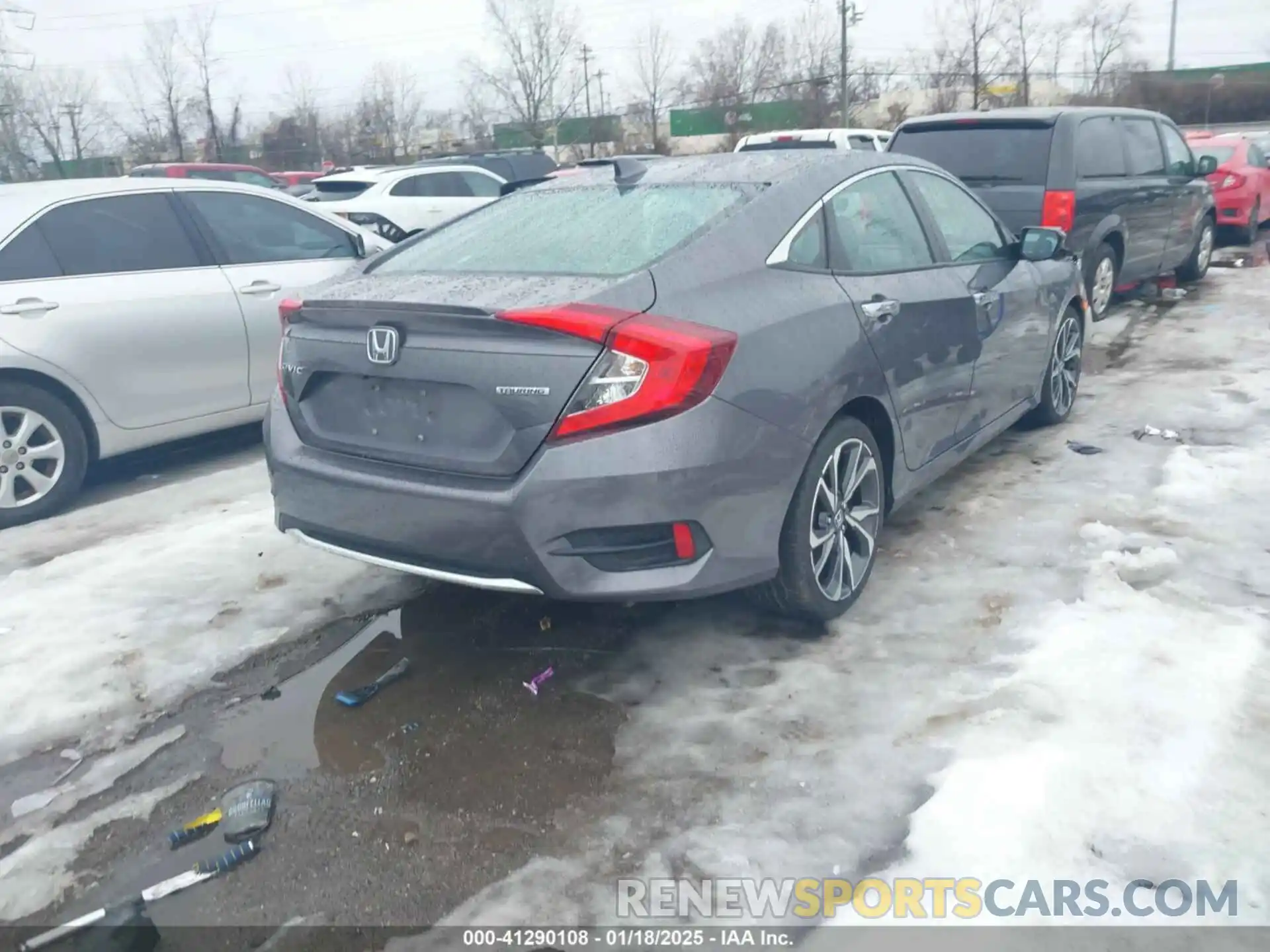 4 Photograph of a damaged car 19XFC1F91LE016281 HONDA CIVIC 2020