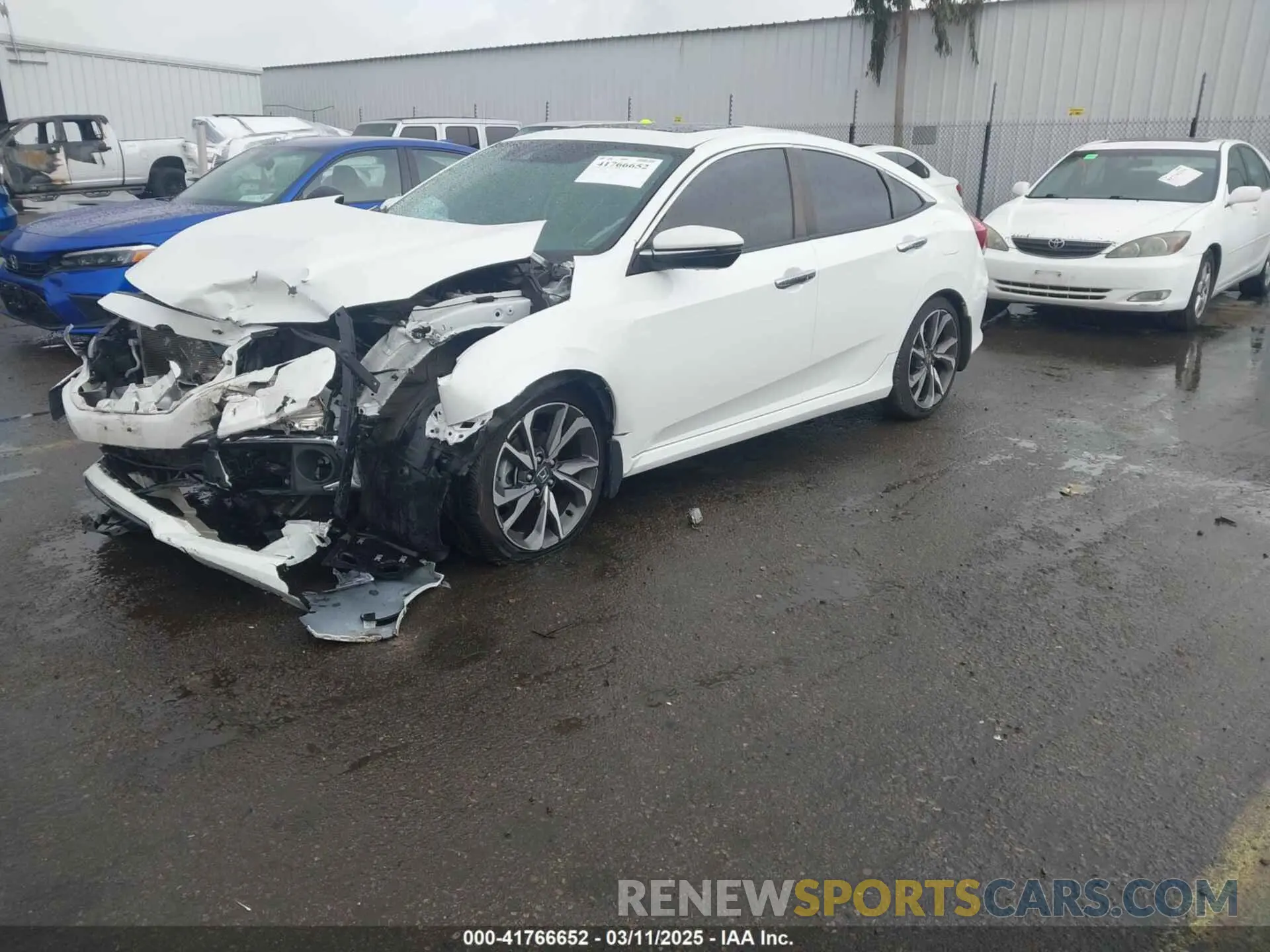 2 Photograph of a damaged car 19XFC1F91LE210390 HONDA CIVIC 2020