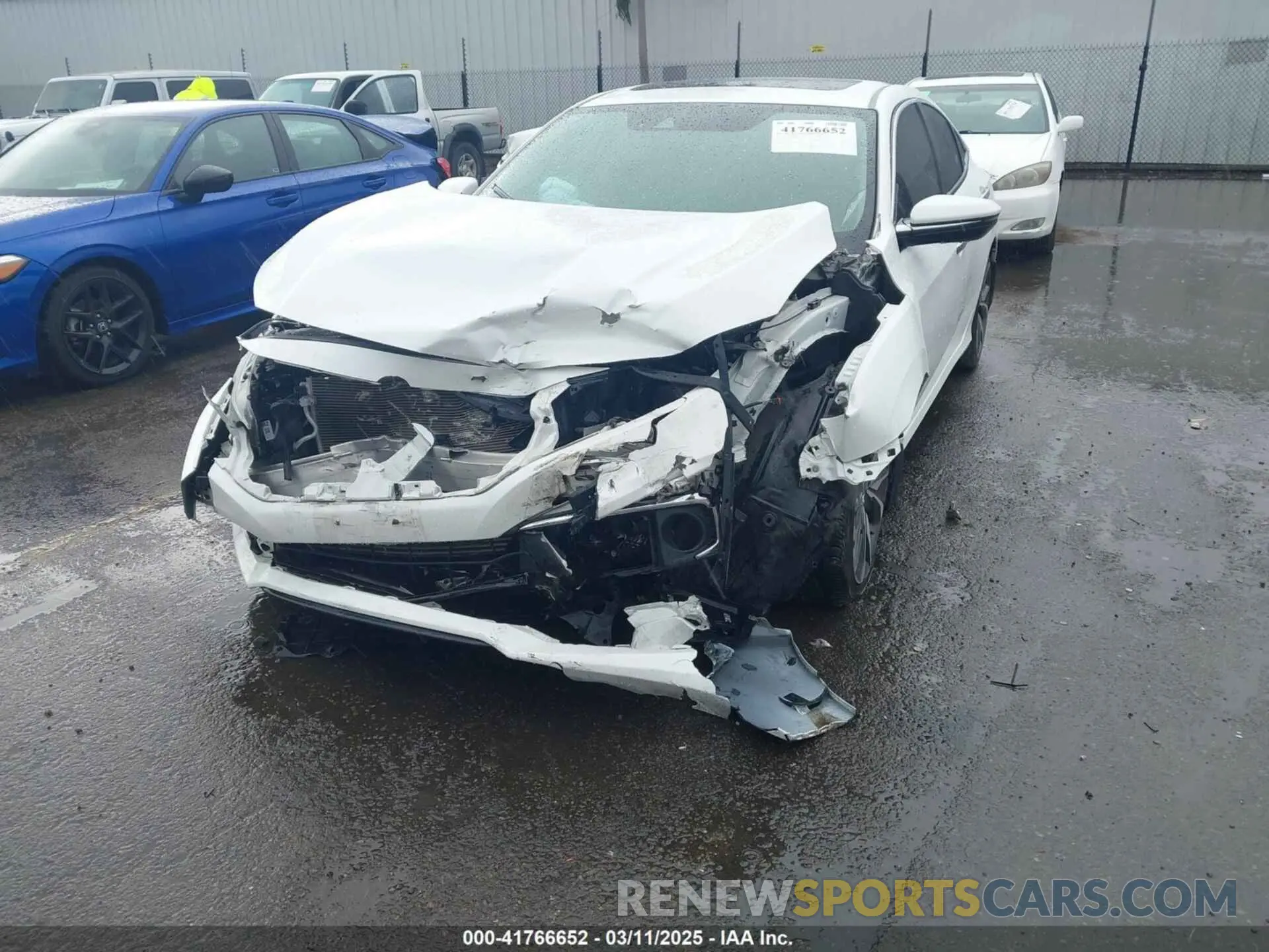 6 Photograph of a damaged car 19XFC1F91LE210390 HONDA CIVIC 2020